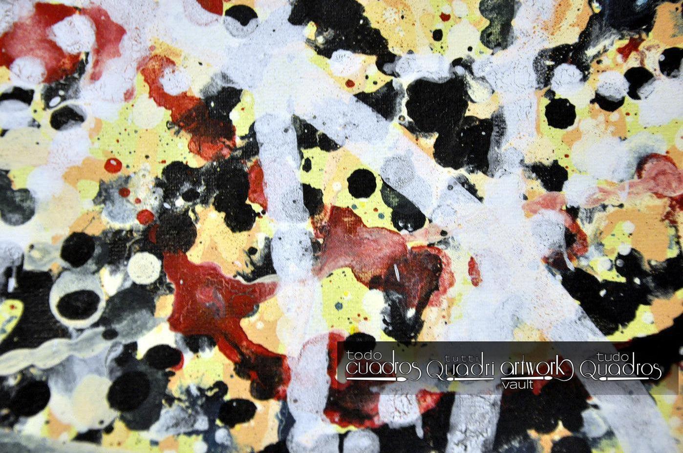 Gemälde "Hommage an Pollock" <br /> A. Croxatto (2015)