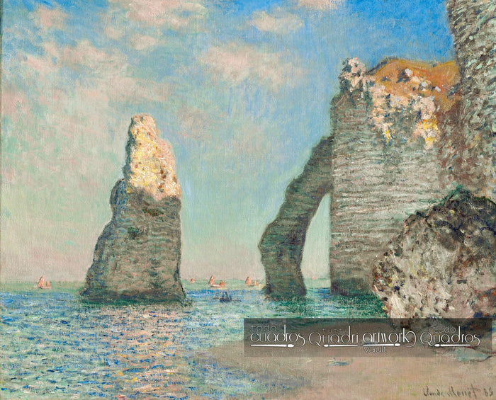 Die Klippen von Étretat, Monet