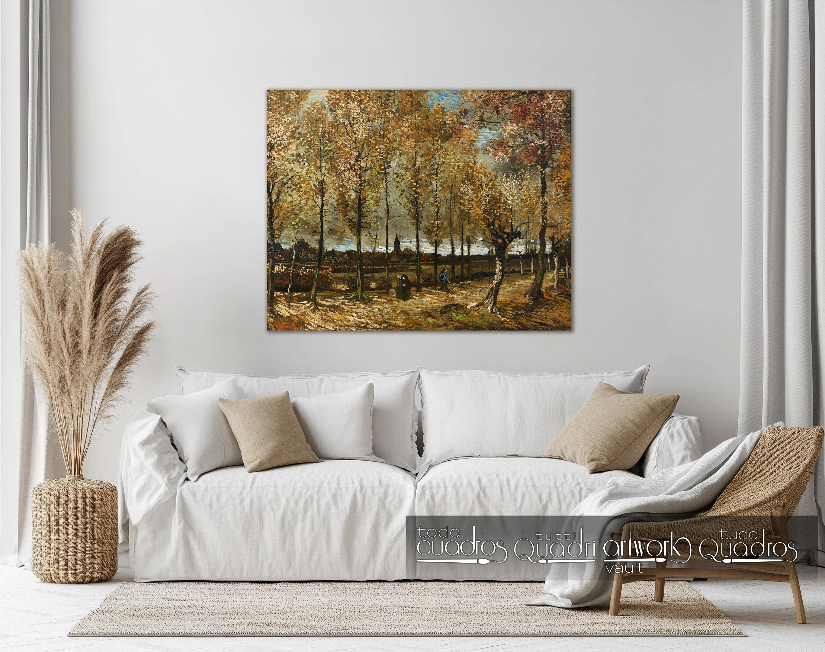 Pappeln in Nuenen, Van-Gogh