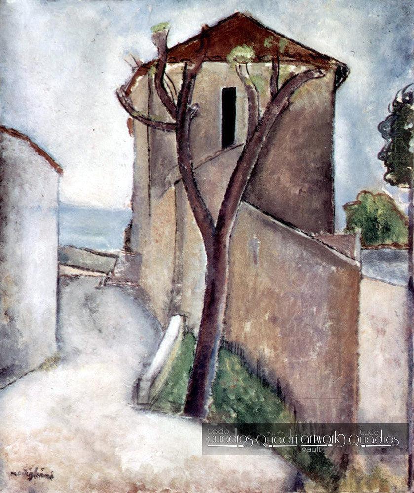 Baum und Haus, Modigliani