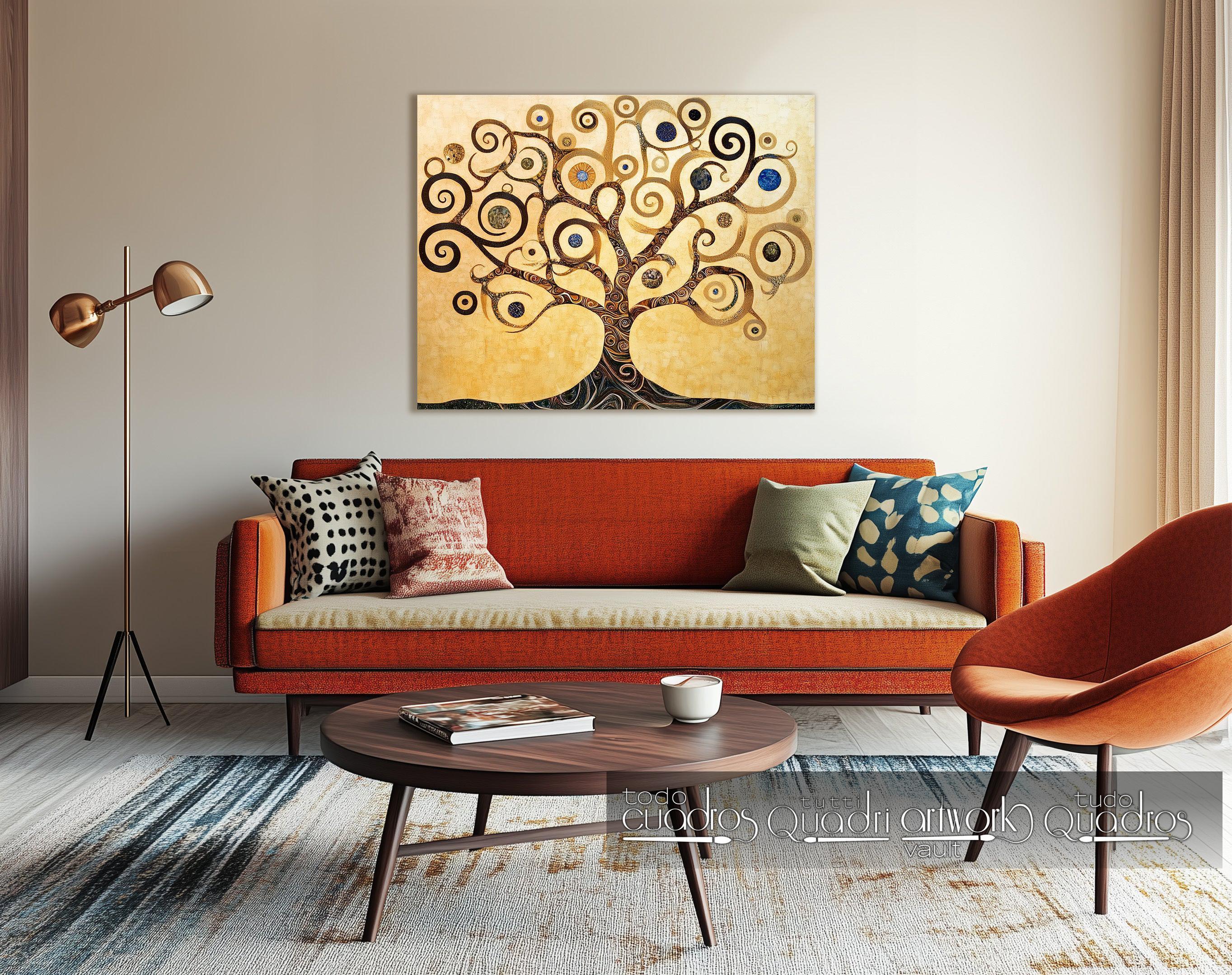 Der ewige Baum, im Stil von Klimt