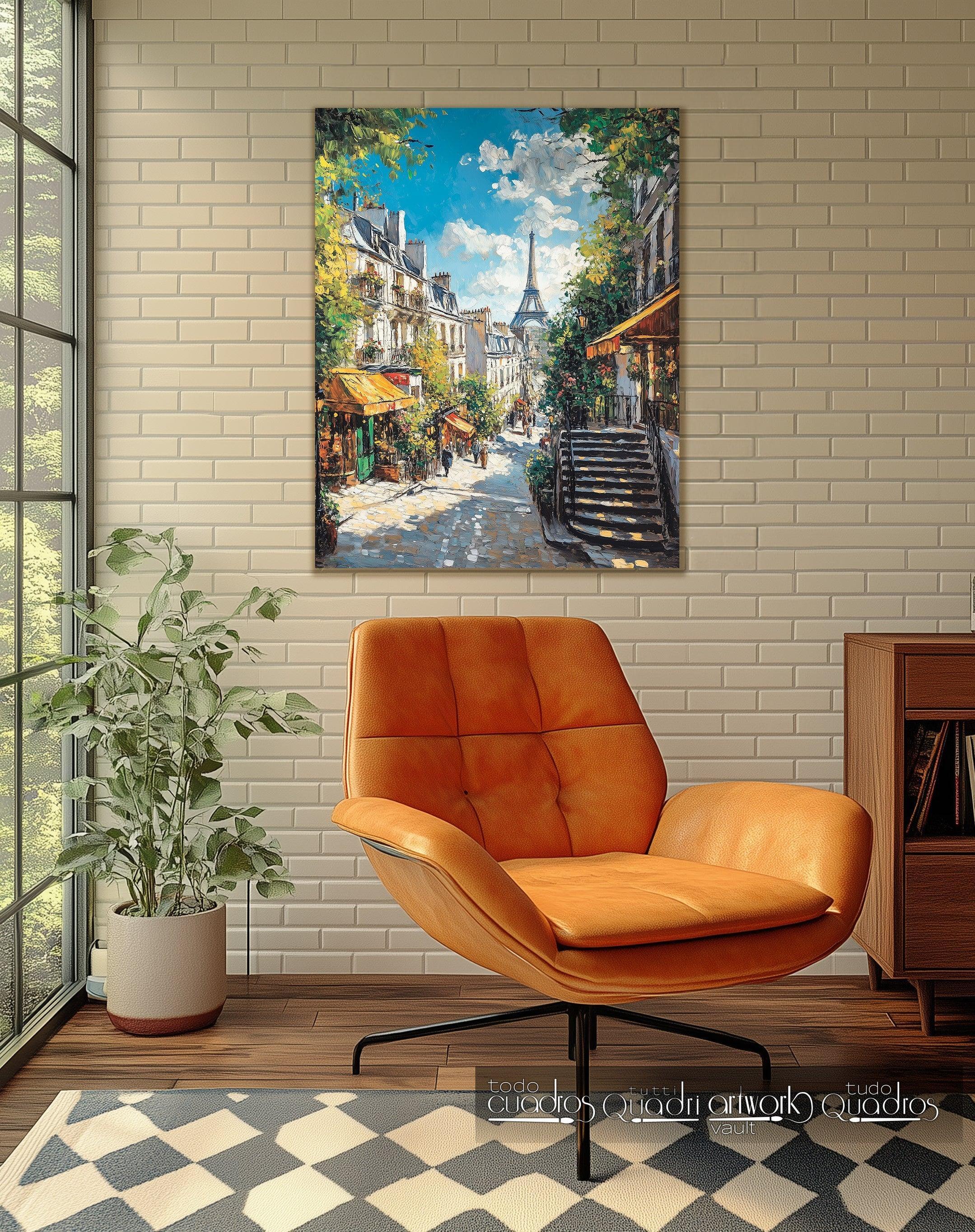 Pariser Charme, im Stil von Monet