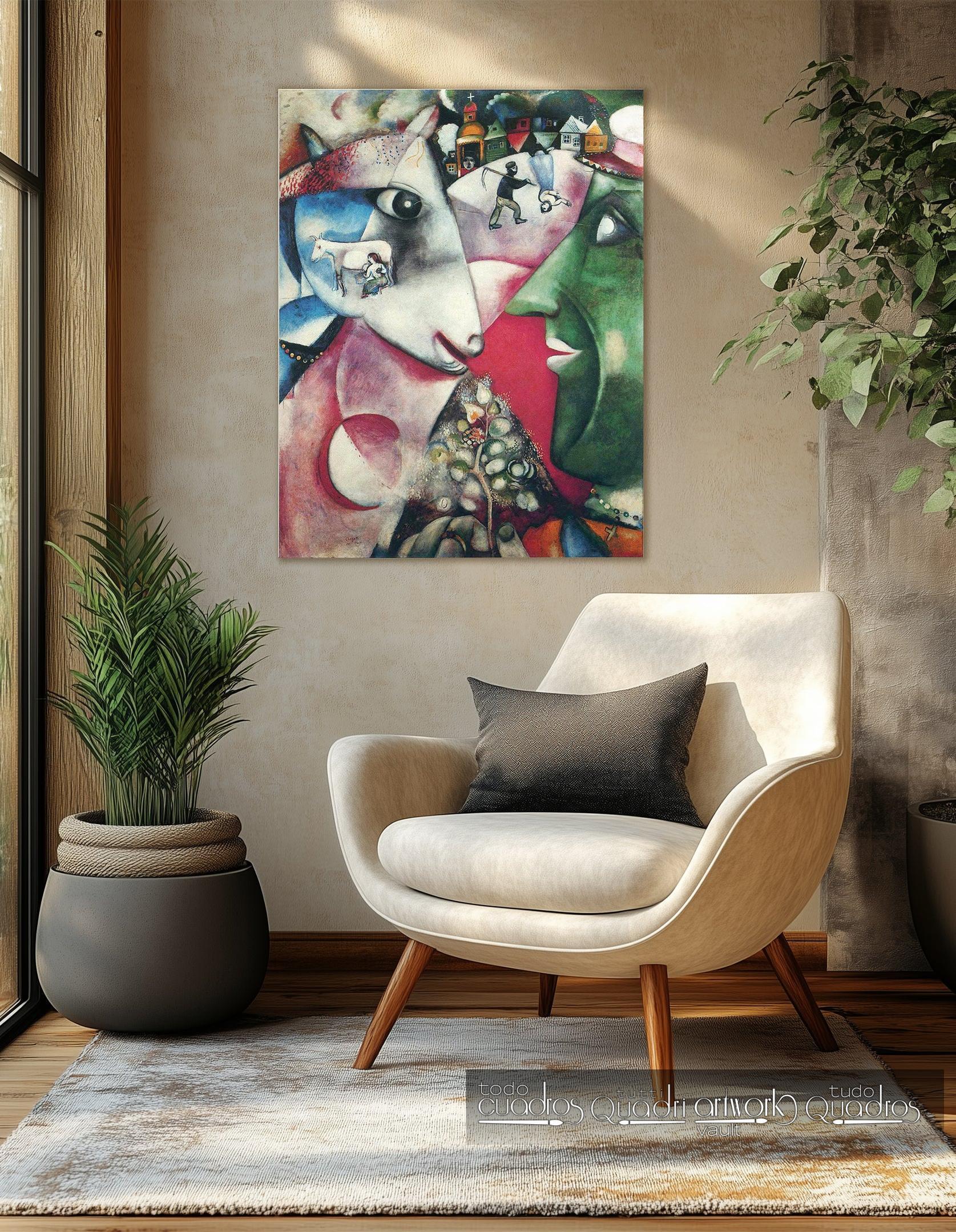Ich und das Dorf, Chagall