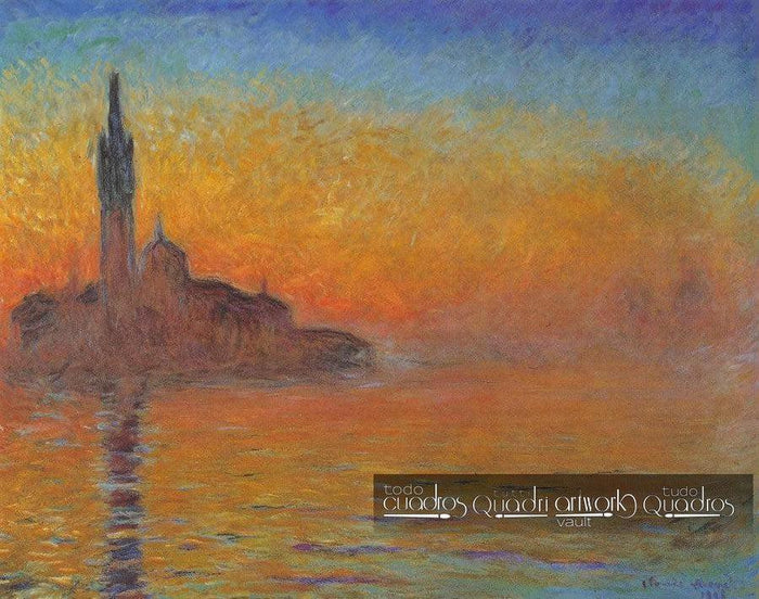 San Giorgio Maggiore bei Dämmerung, Monet