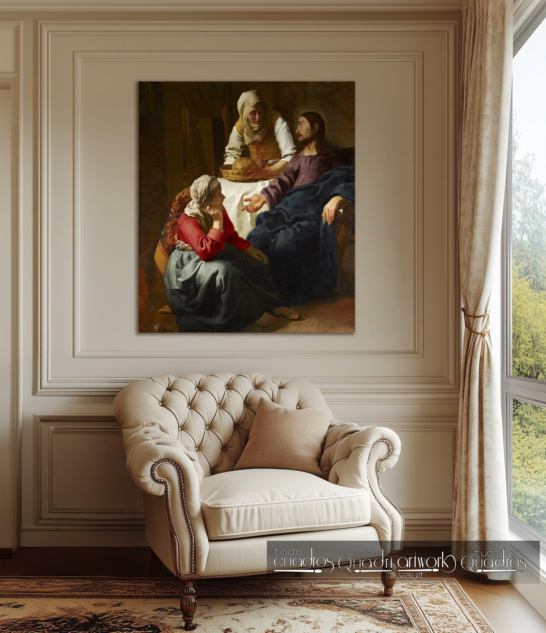 Christus bei Maria und Martha, Vermeer