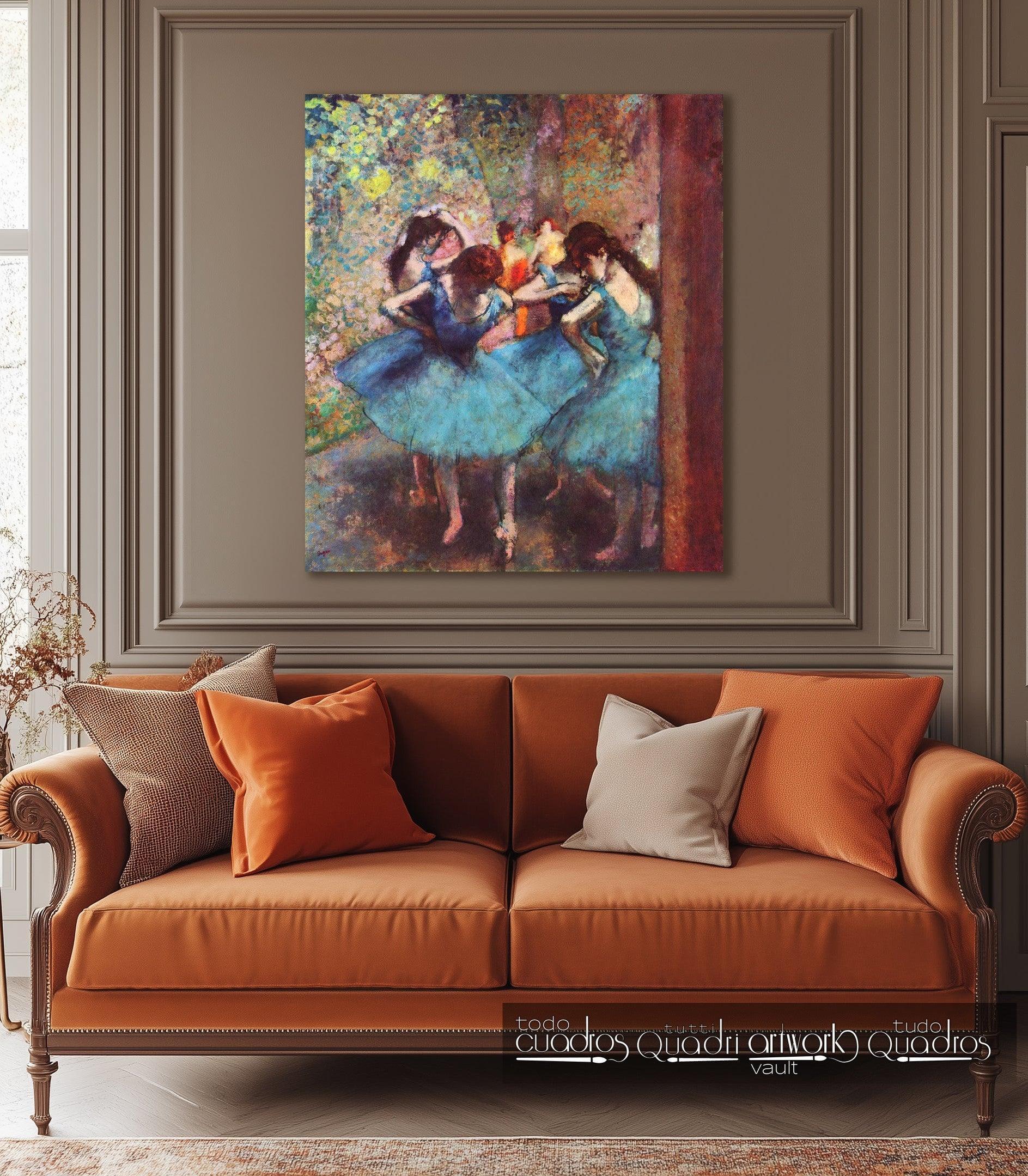 Tänzerinnen in Blau, Degas