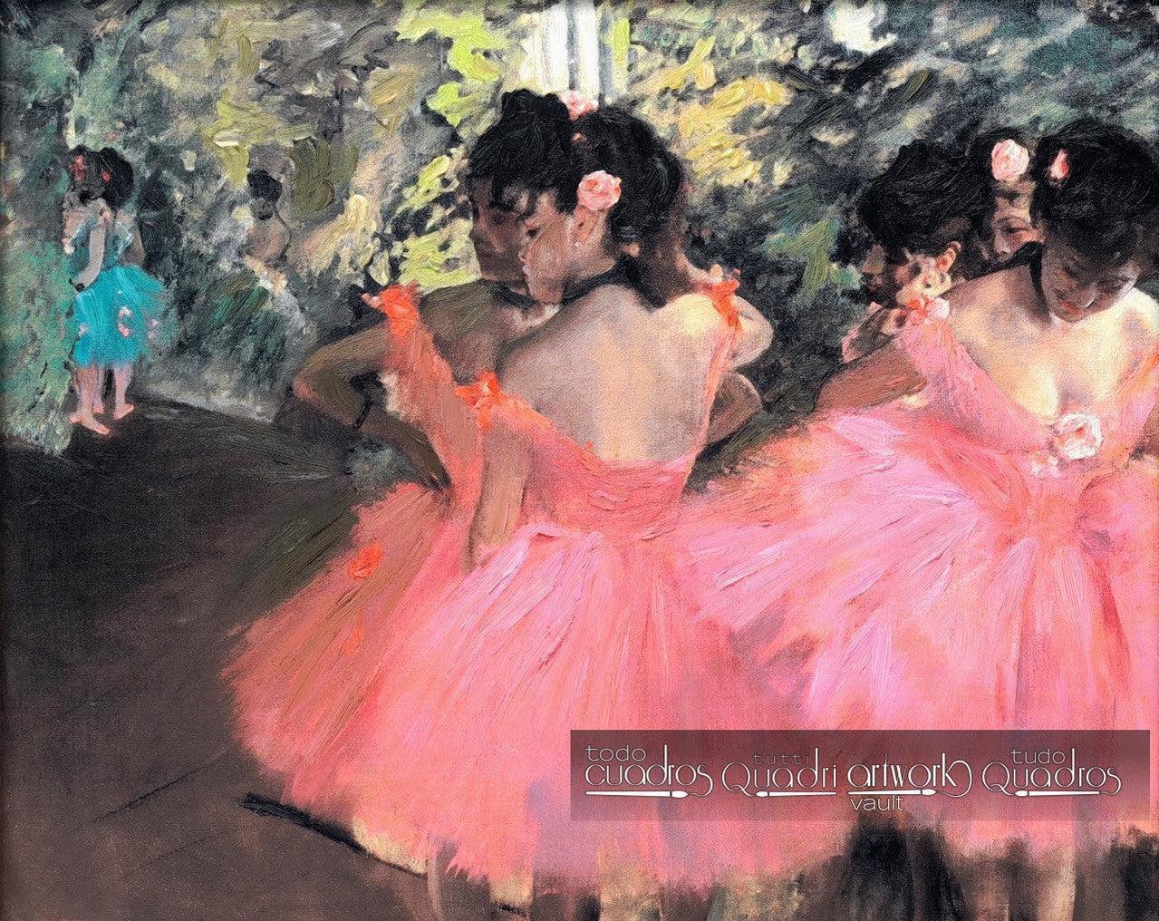 Tänzerinnen in Rosa, Degas