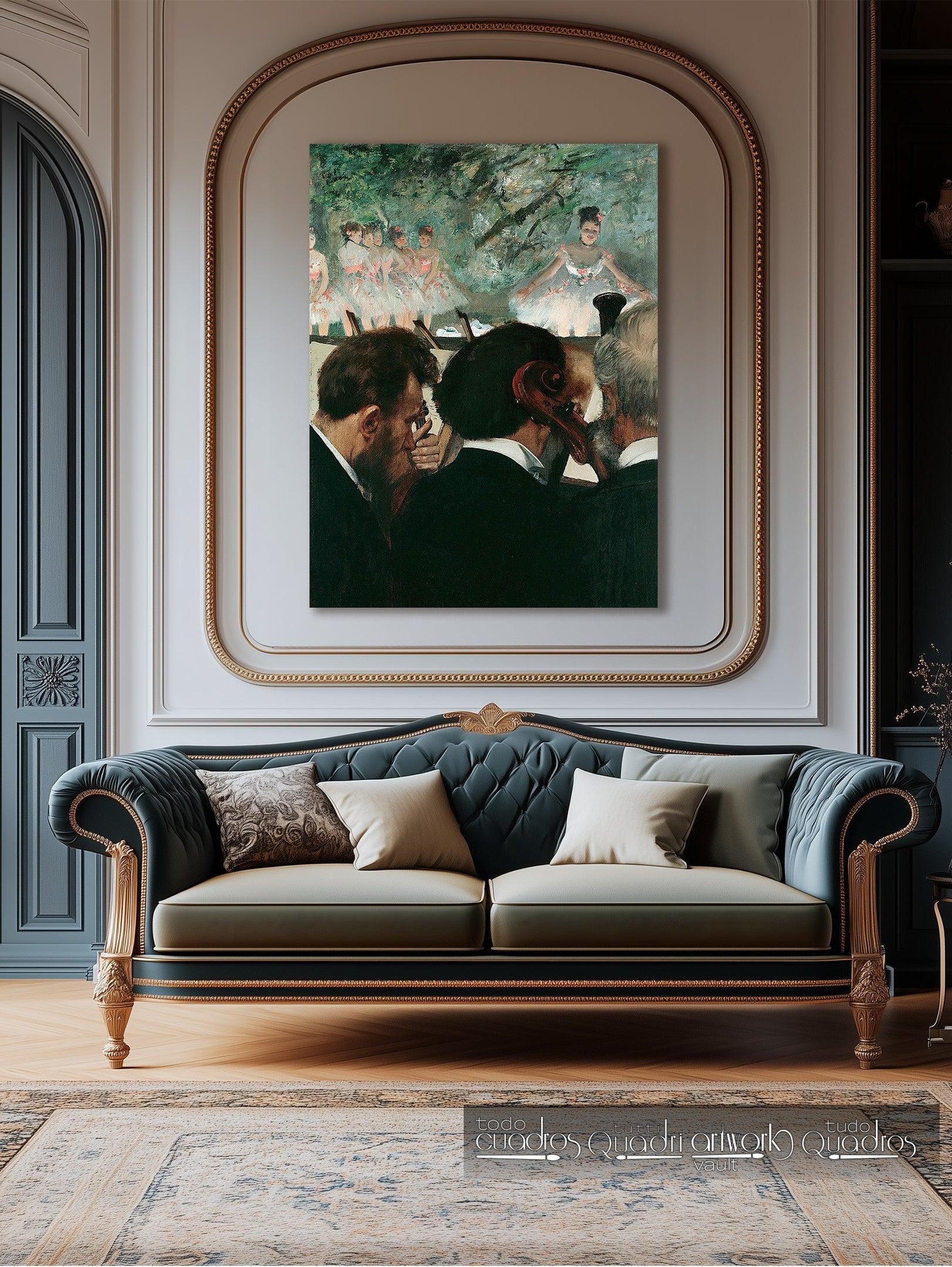 Die Orchestermusiker, Degas