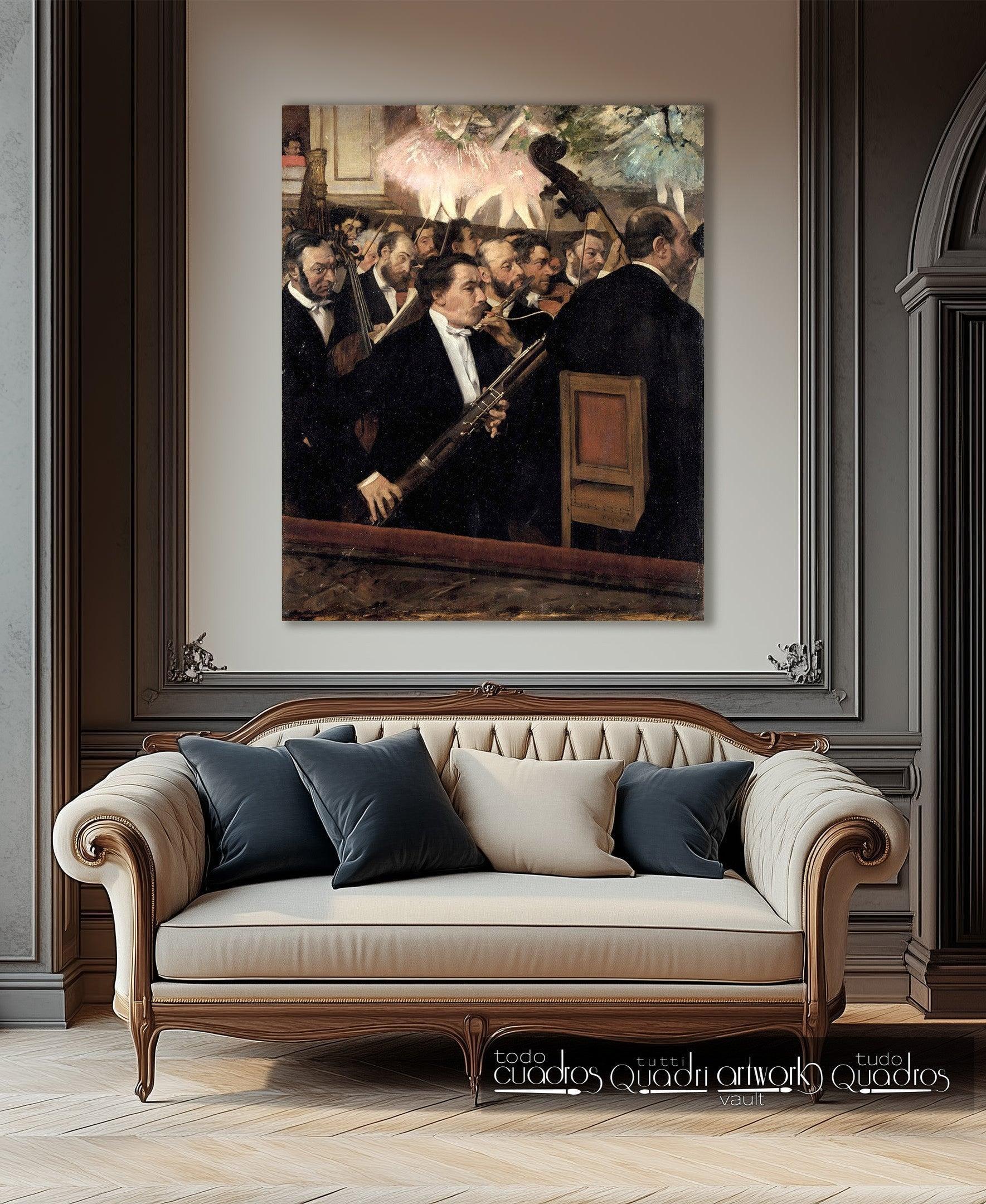 Das Orchester der Oper, Degas