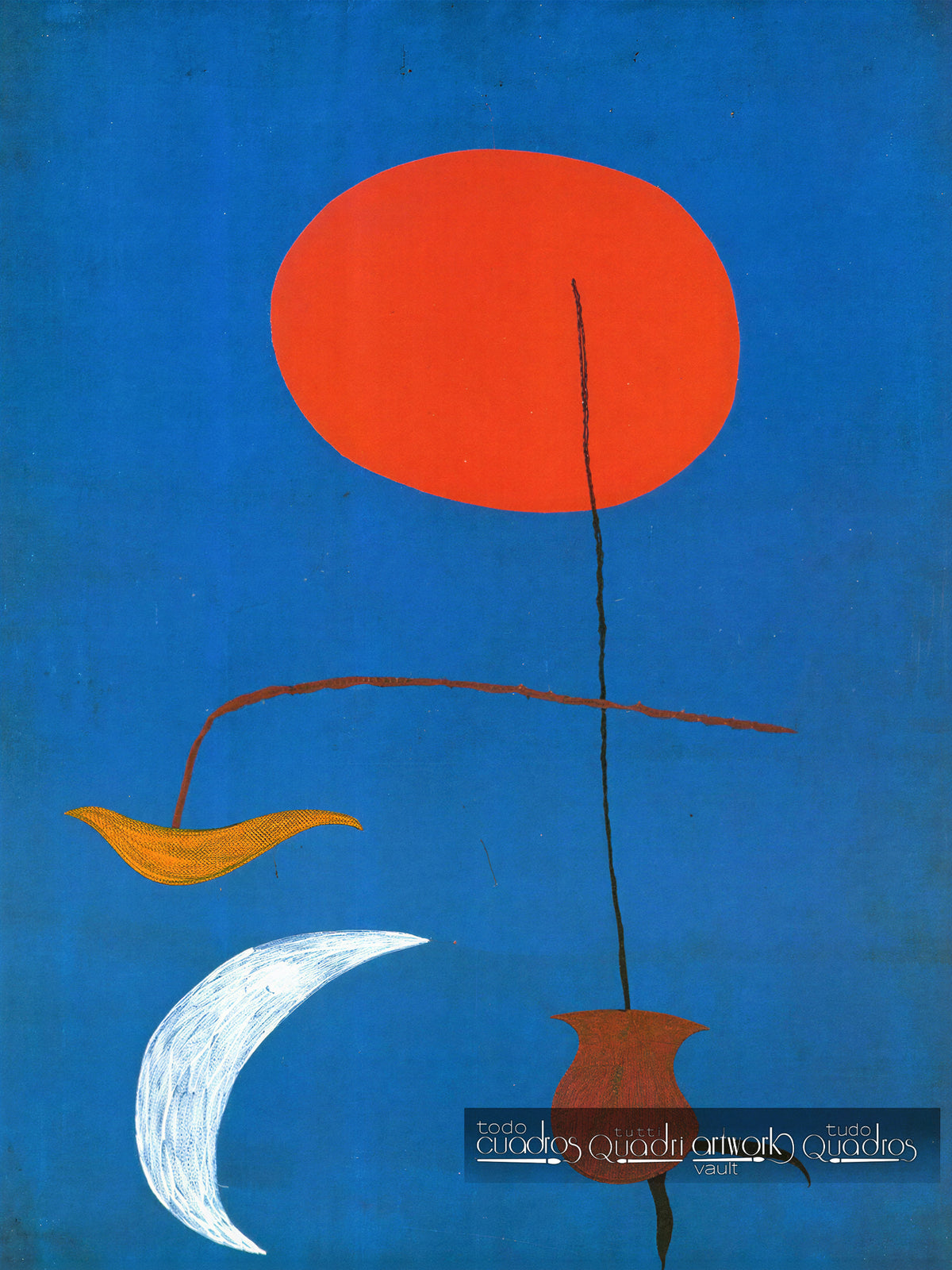 Entwurf für einen Wandteppich, Miró