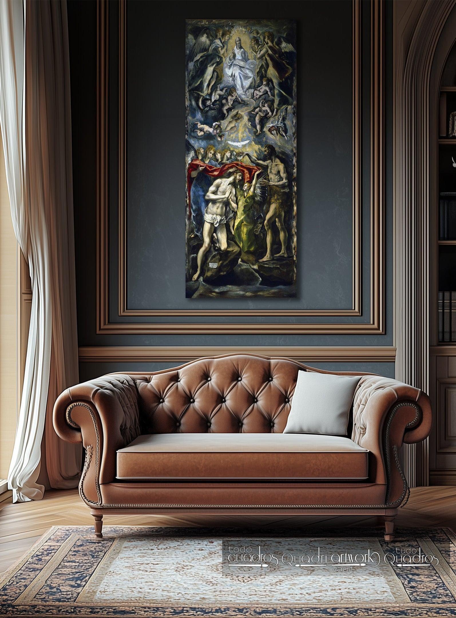 Die Taufe Christi, El Greco