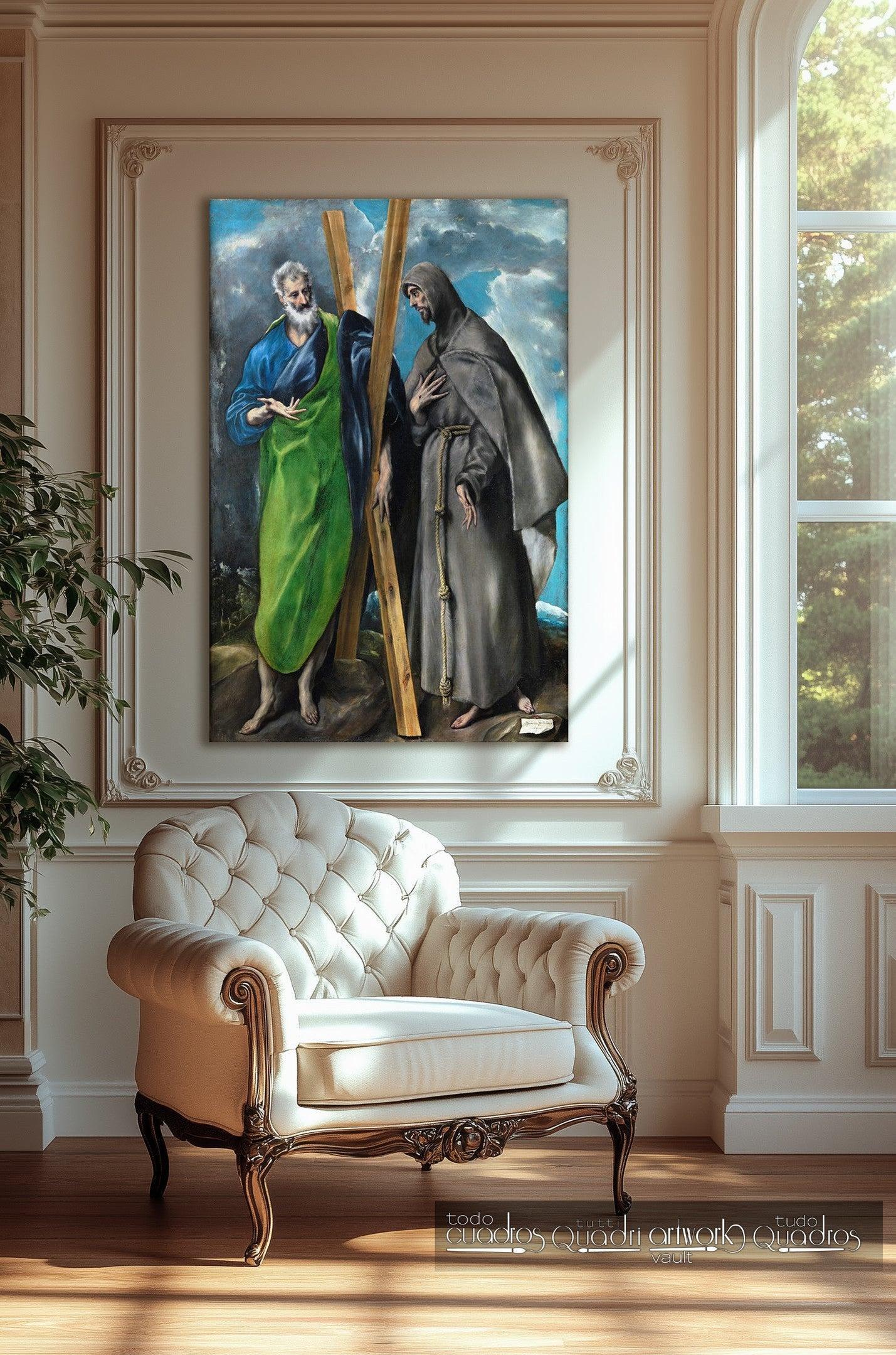 Sankt Andreas und Sankt Franziskus, El Greco