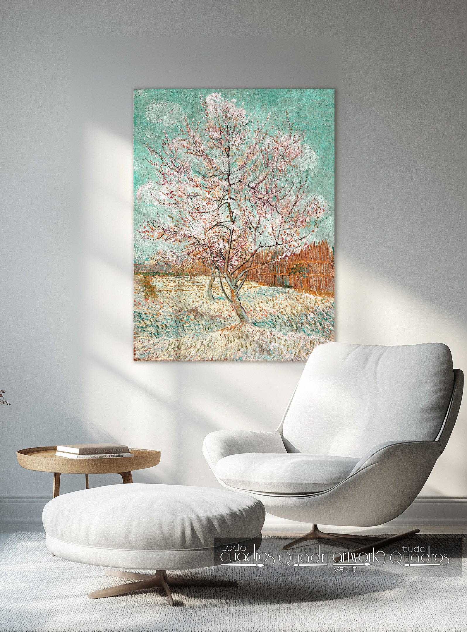 Blühender Pfirsichbaum, Van Gogh