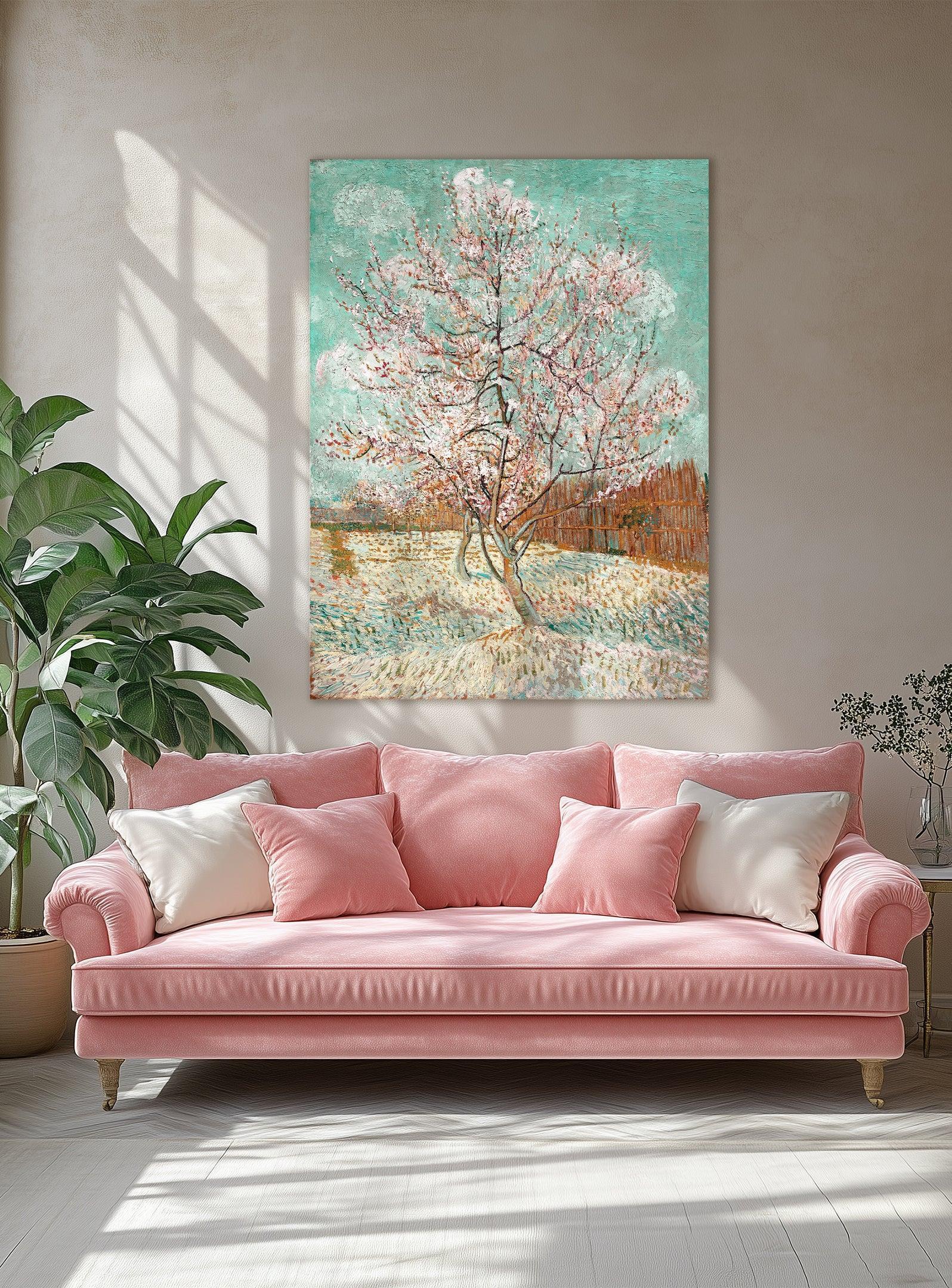Blühender Pfirsichbaum, Van Gogh