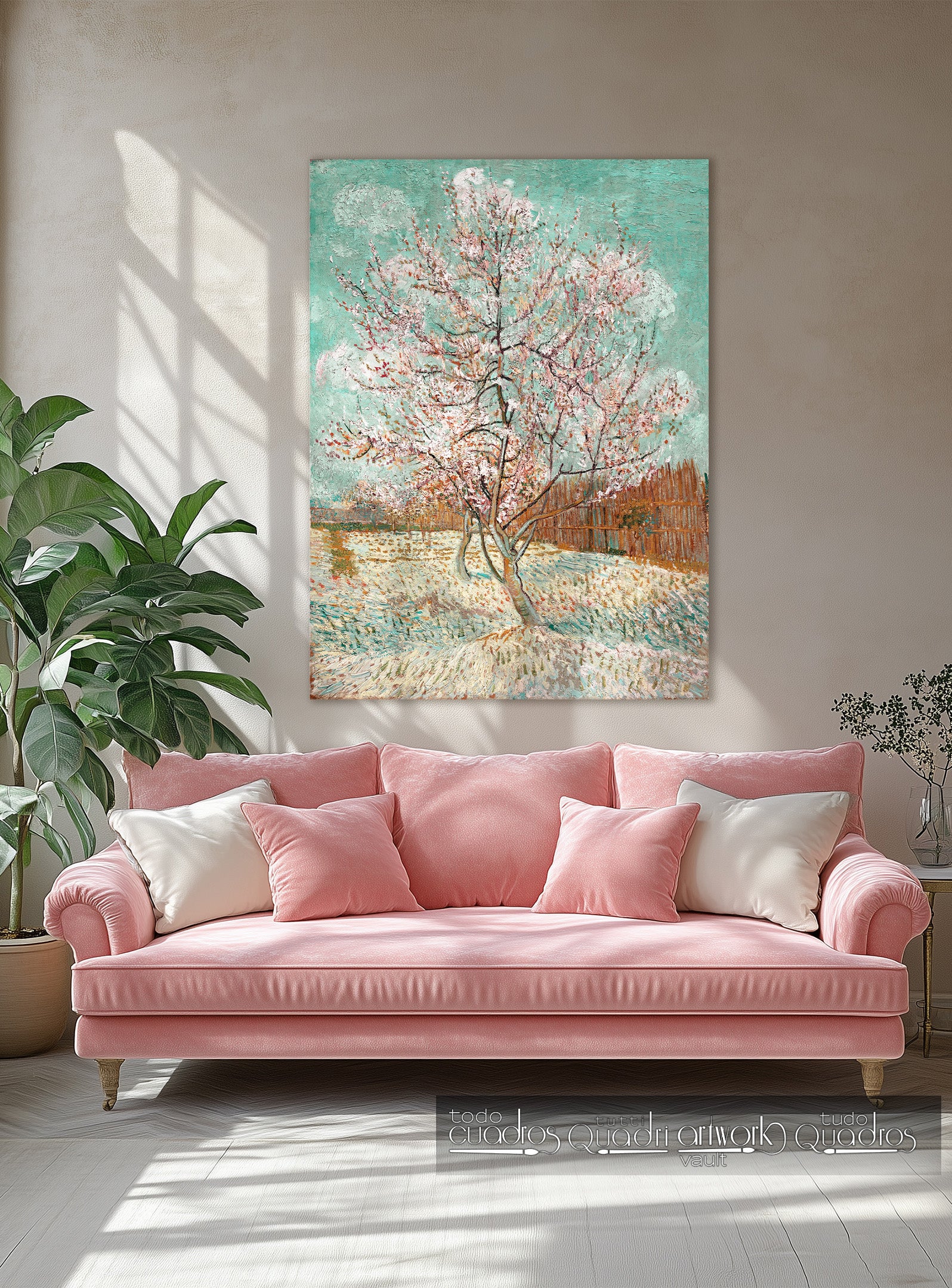 Blühender Pfirsichbaum, Van Gogh