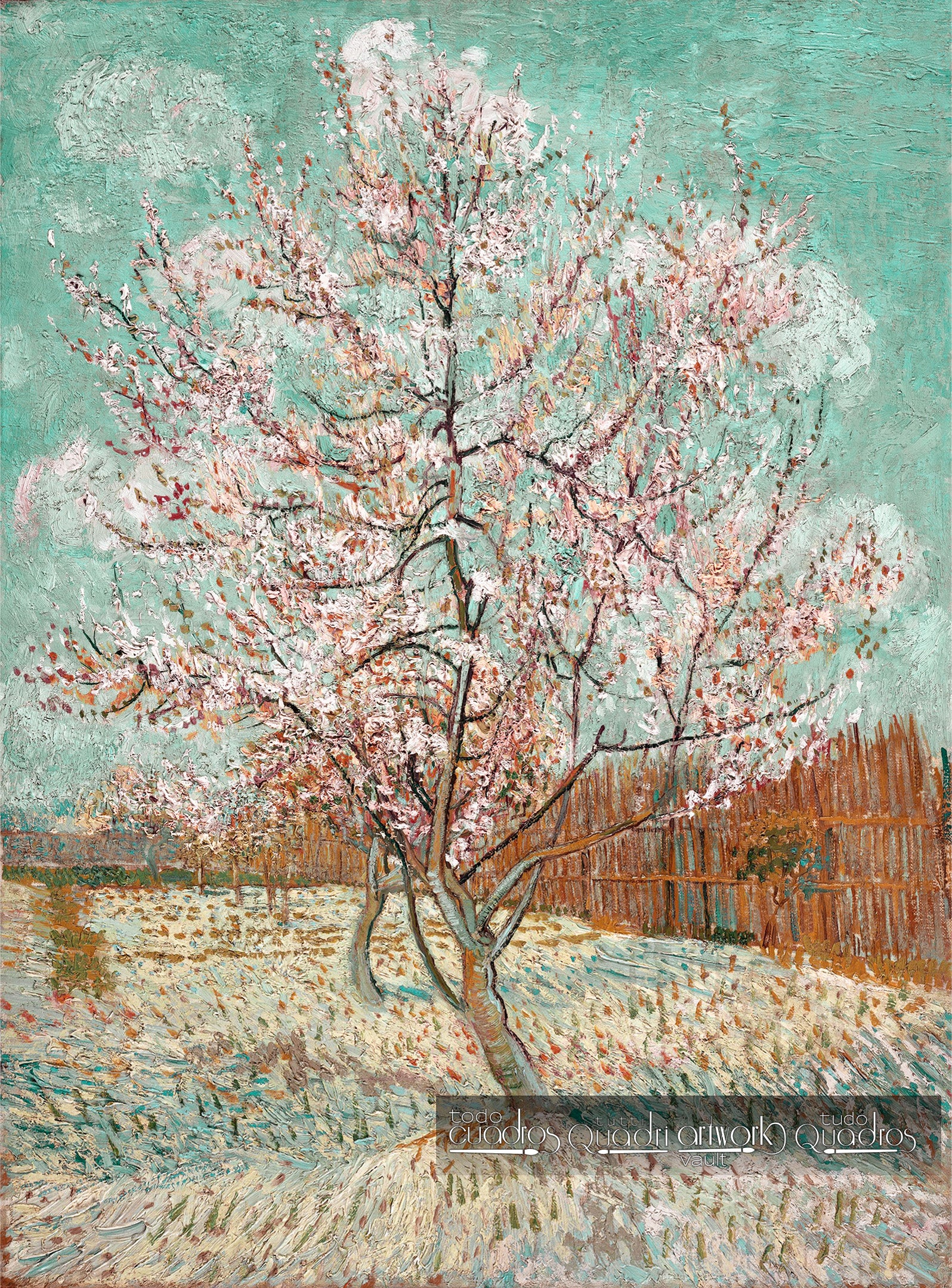 Blühender Pfirsichbaum, Van Gogh