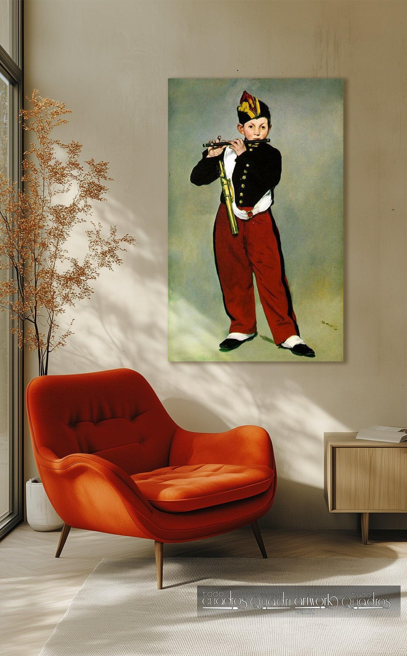 Der Pfeifer, Manet