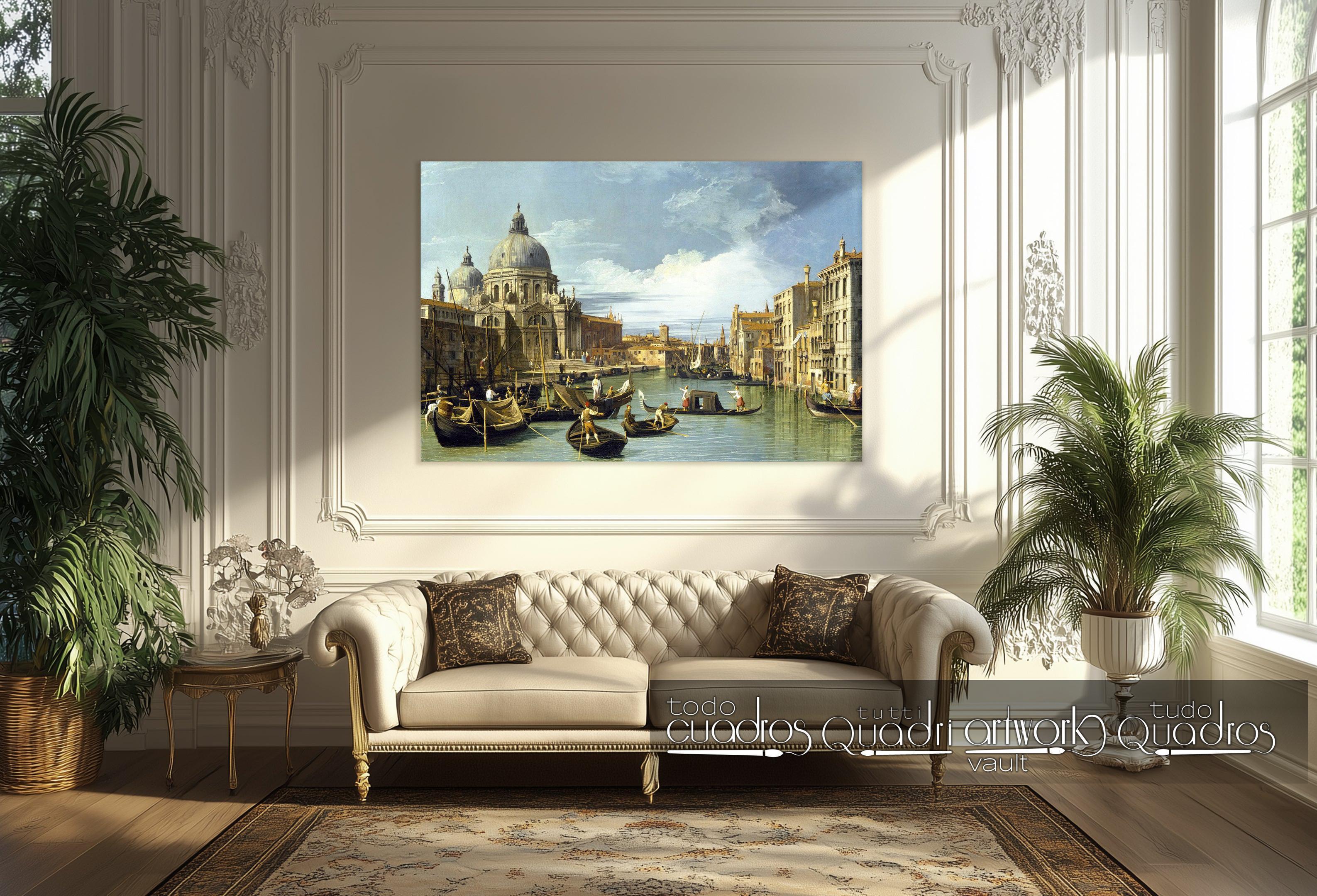 Der Eingang zum Canal Grande, Venedig. Canaletto