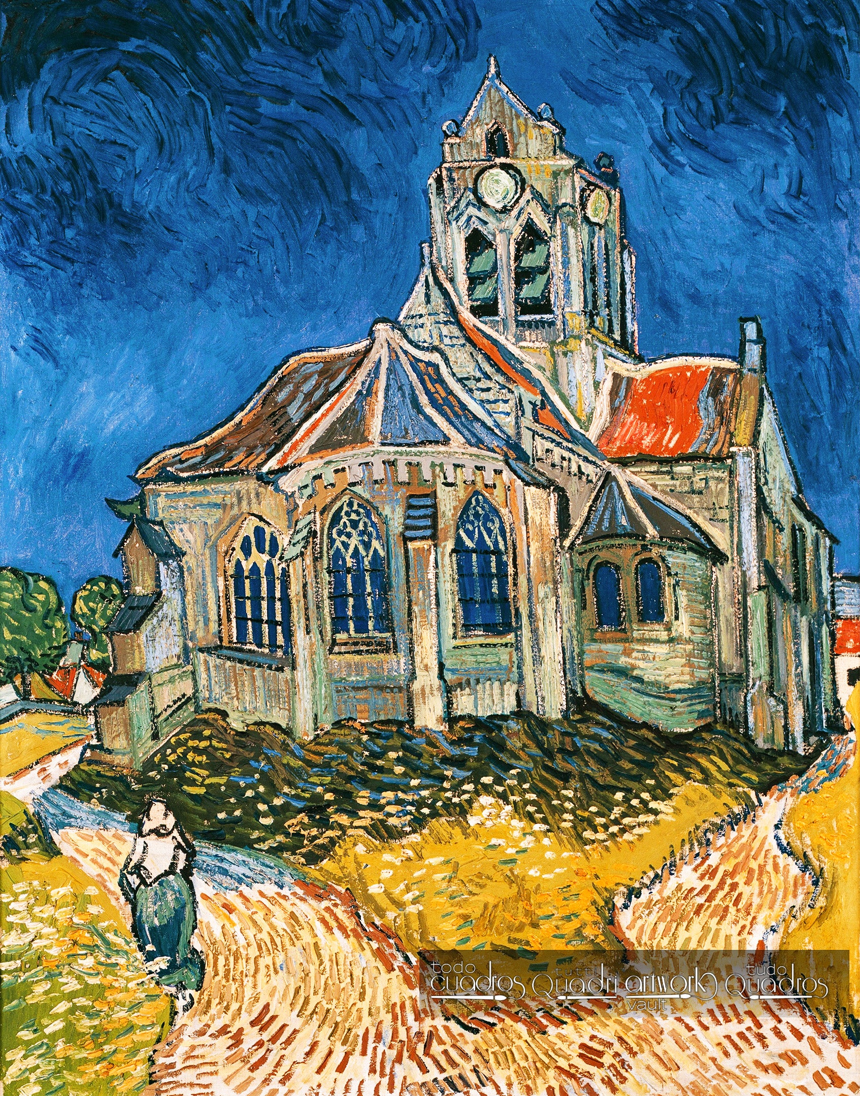 Die Kirche von Auvers, Van Gogh