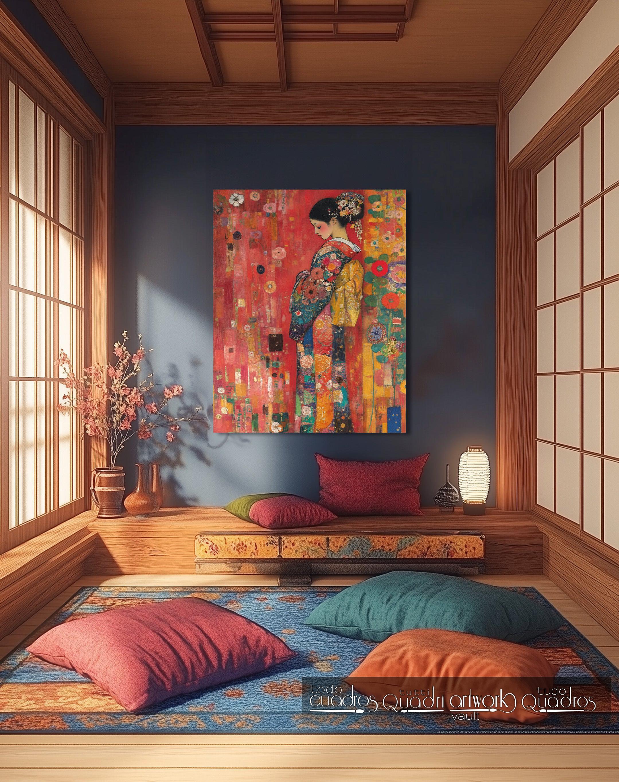Harmonie des Orients, im Stil von Klimt