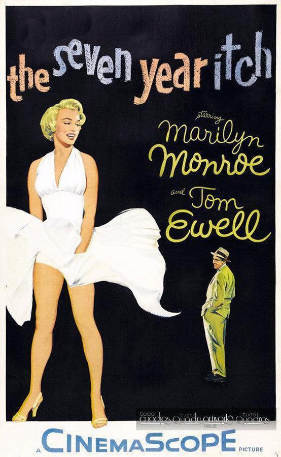 Marilyn in Das verflixte siebte Jahr, Öl-Kino