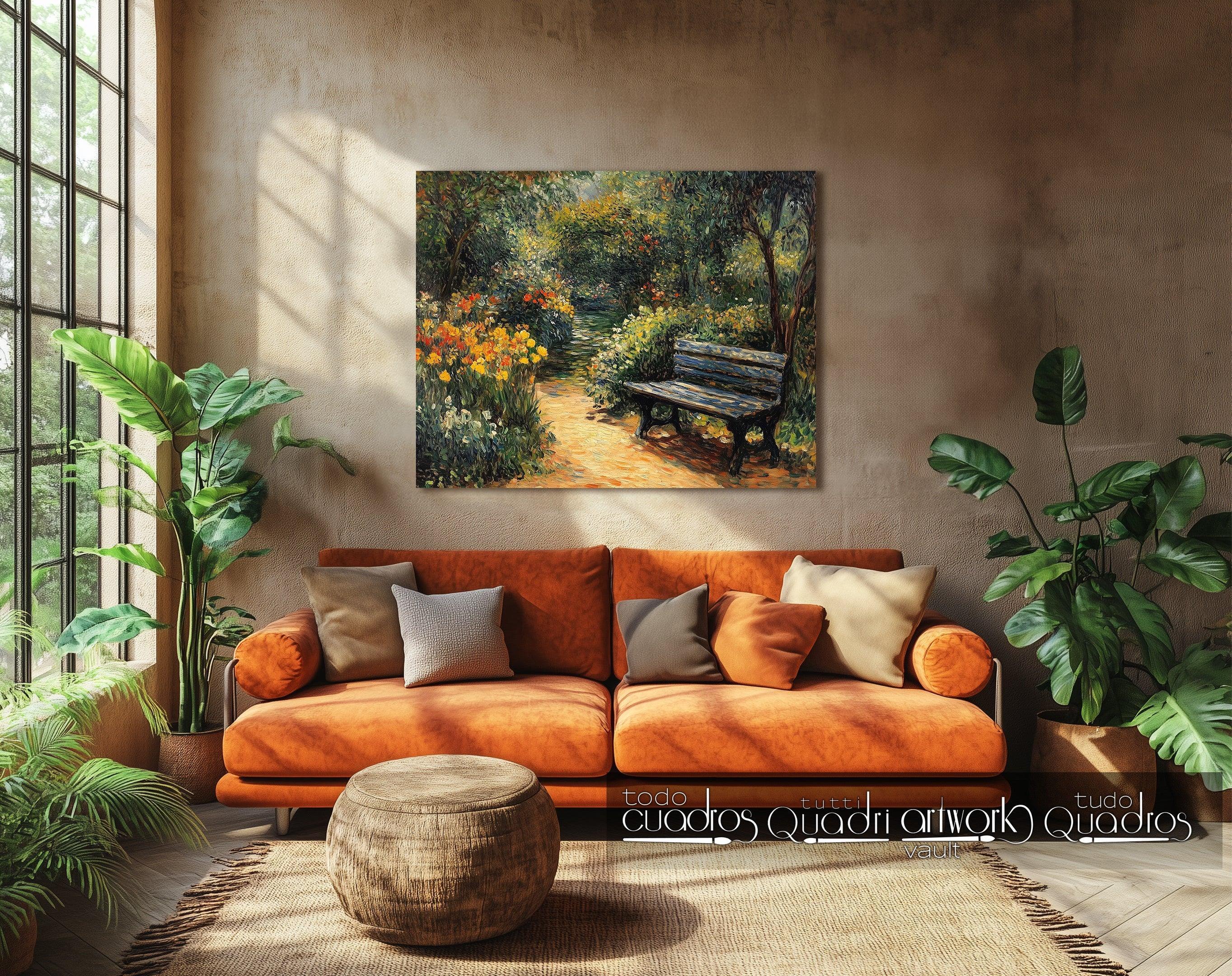 Van Goghs Garten, im Stil von Van Gogh