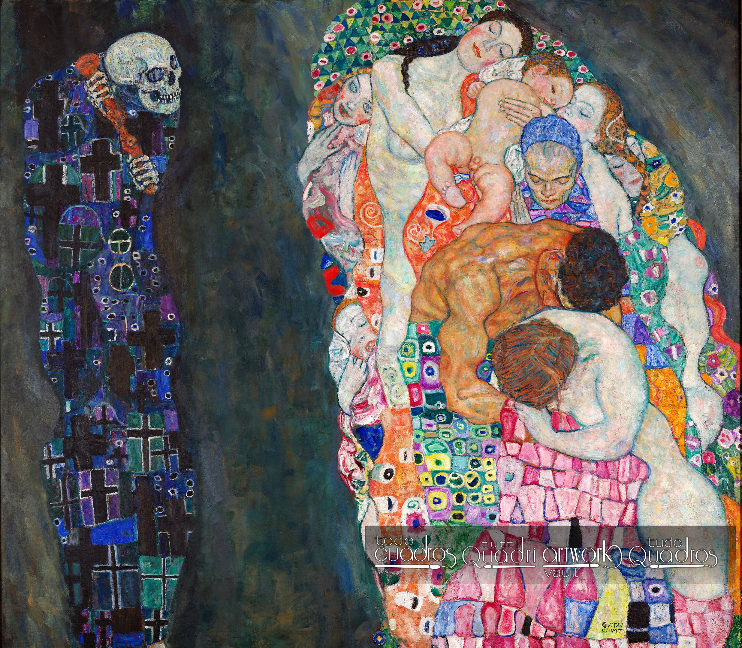 Tod und Leben, Klimt