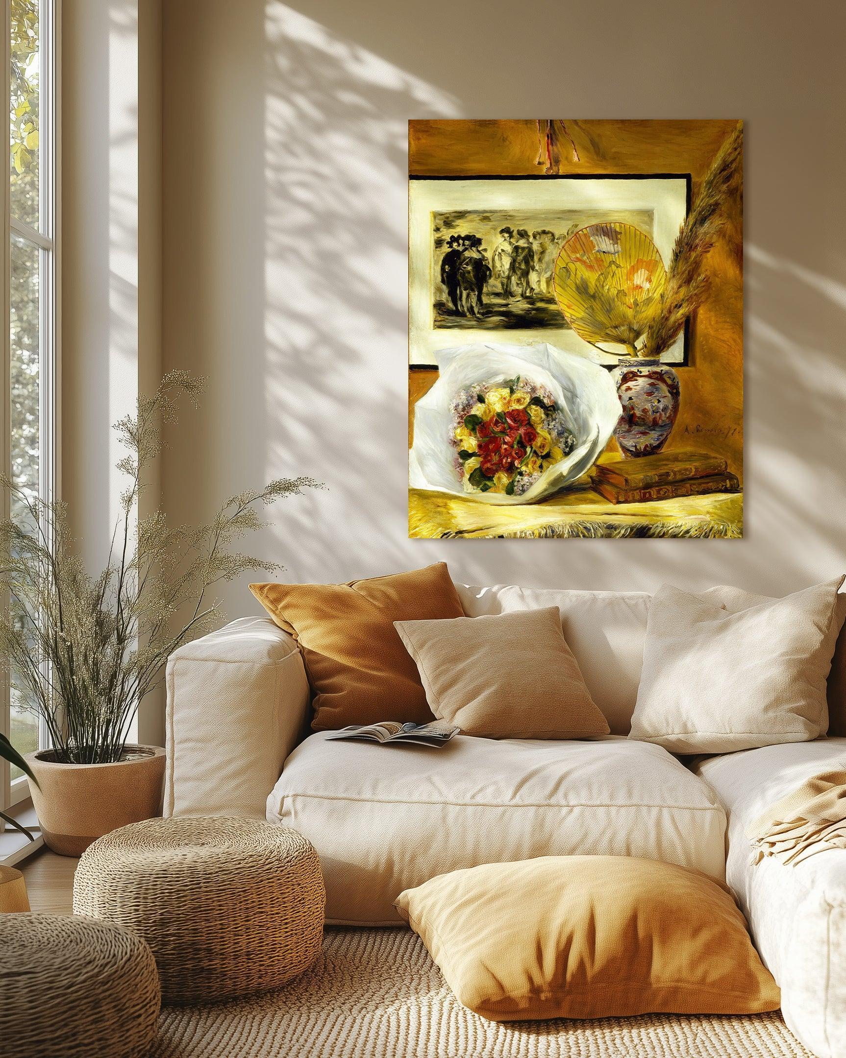 Stillleben und Blumenstrauß, Renoir