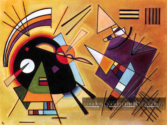 Schwarz und Violett, Kandinsky