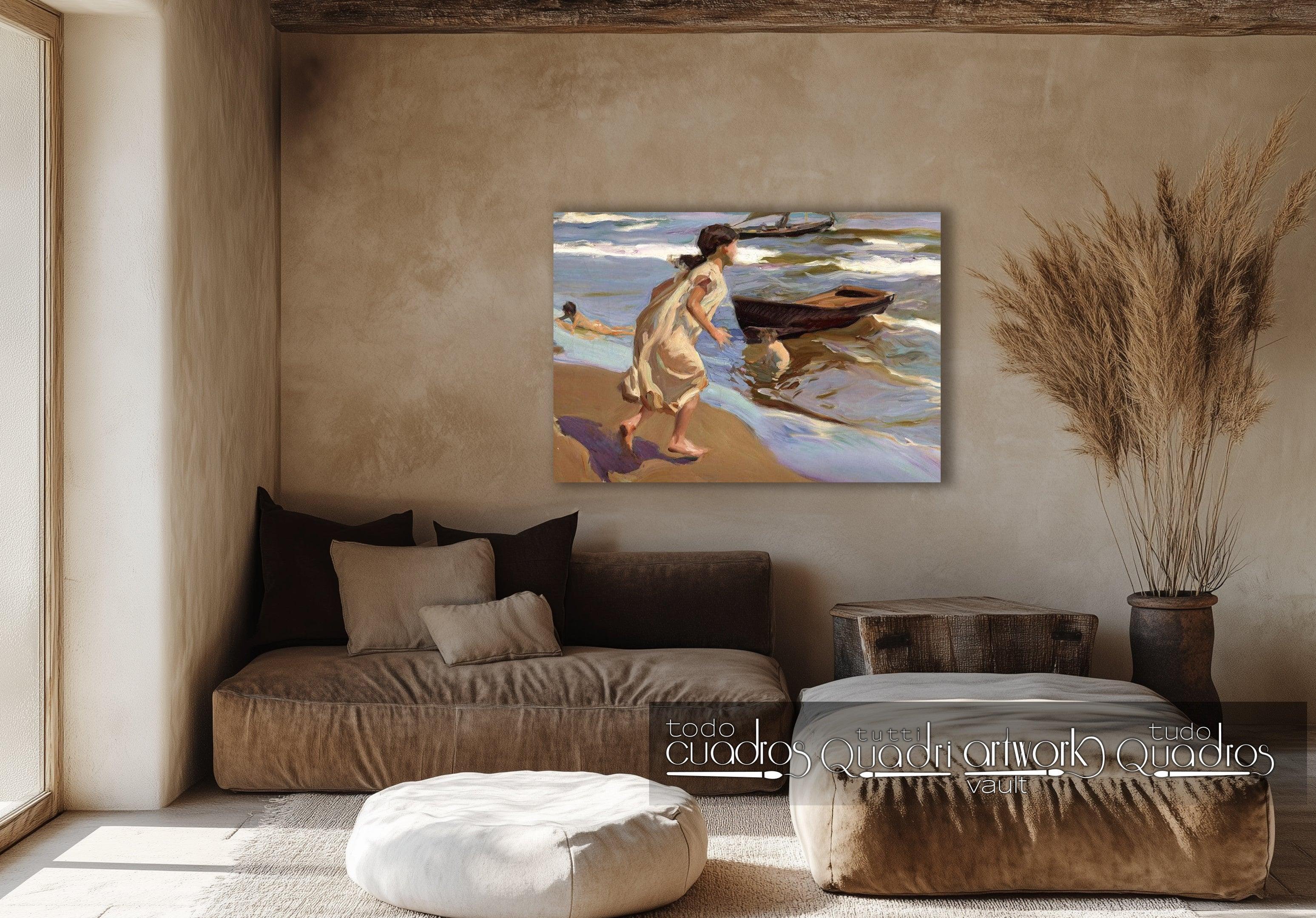 Mädchen geht ins Bad, Sorolla