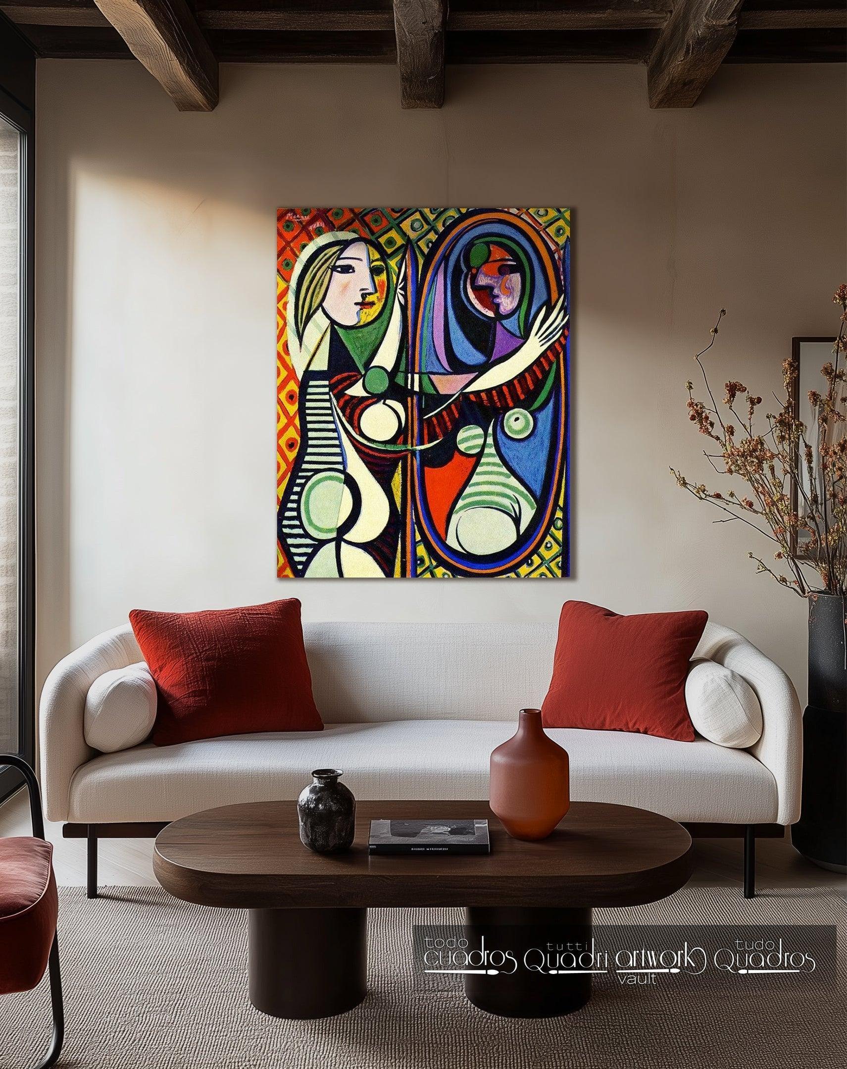 Mädchen vor dem Spiegel, Picasso