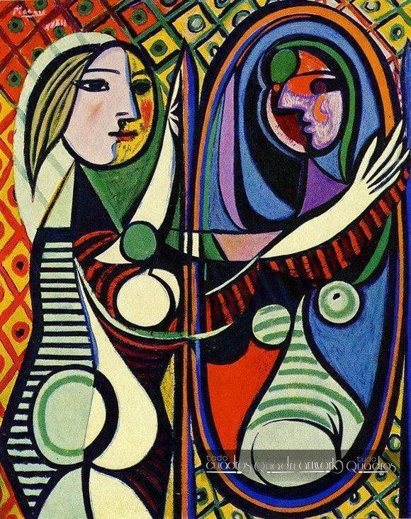 Mädchen vor dem Spiegel, Picasso