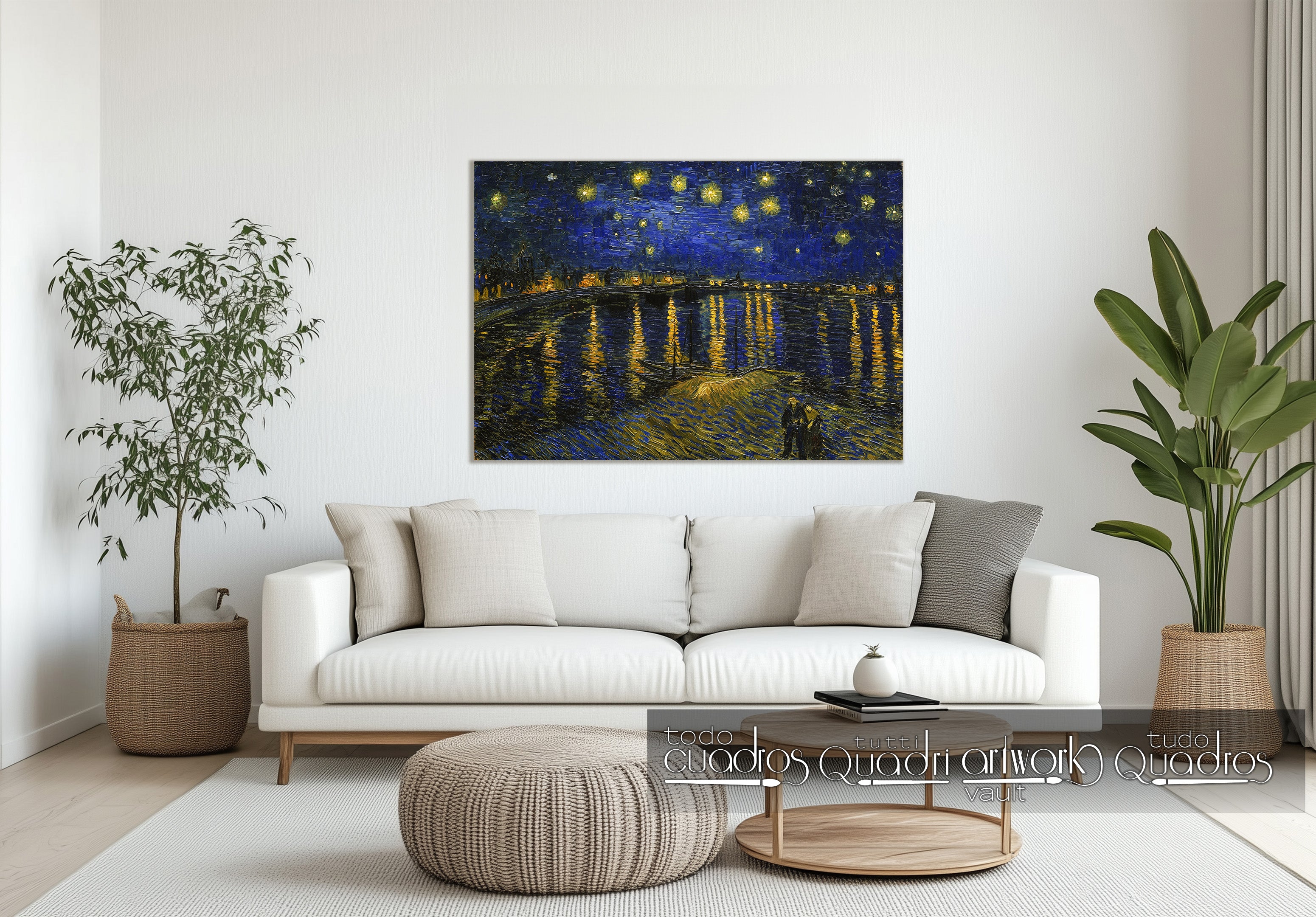 Sternennacht über der Rhone, Van Gogh