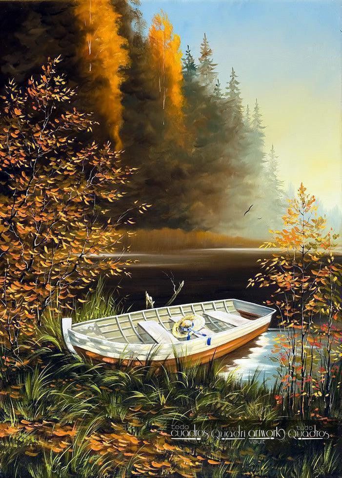 Boot und Sumpf, Landschaftsöl