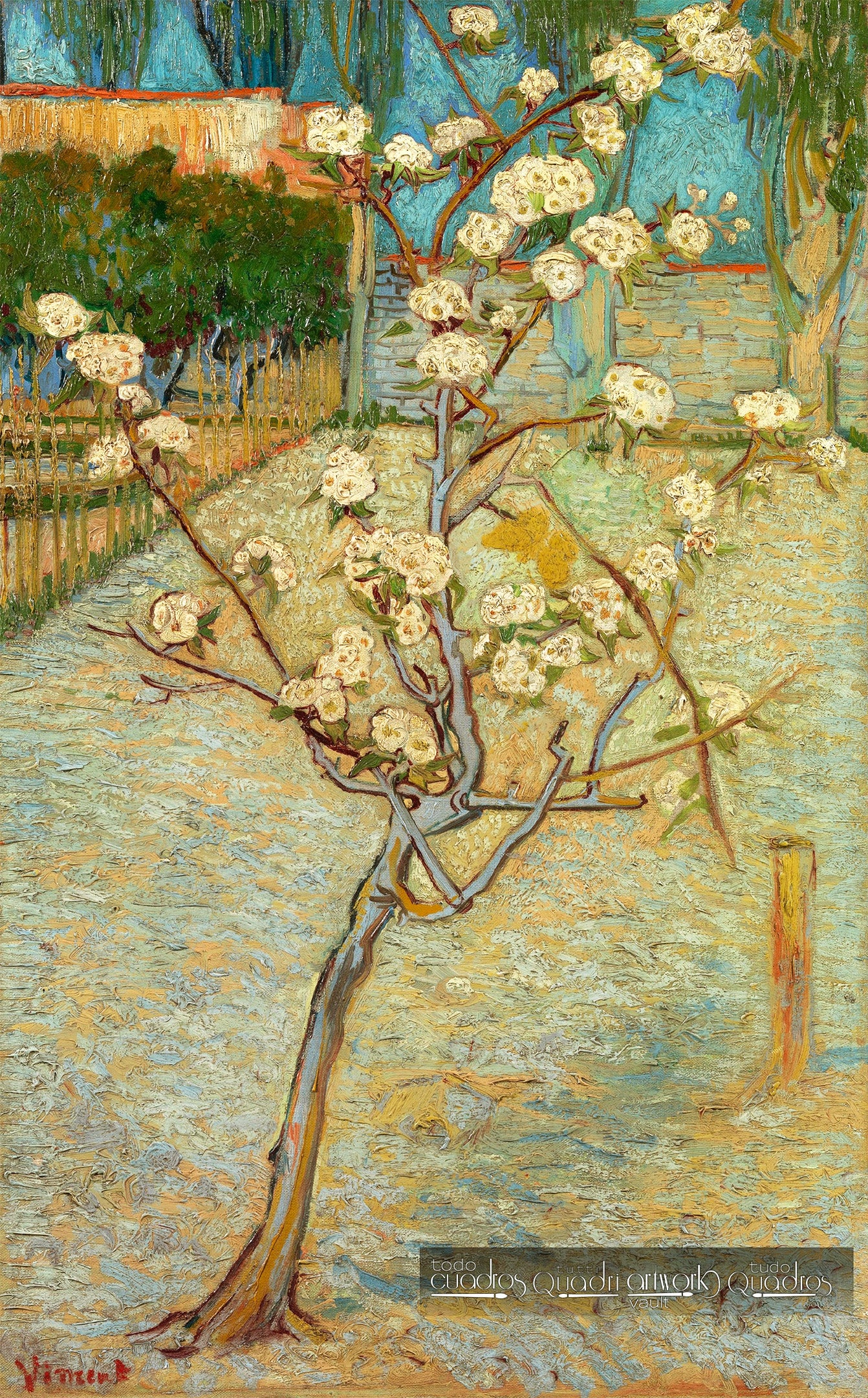 Kleiner blühender Birnbaum, Van Gogh