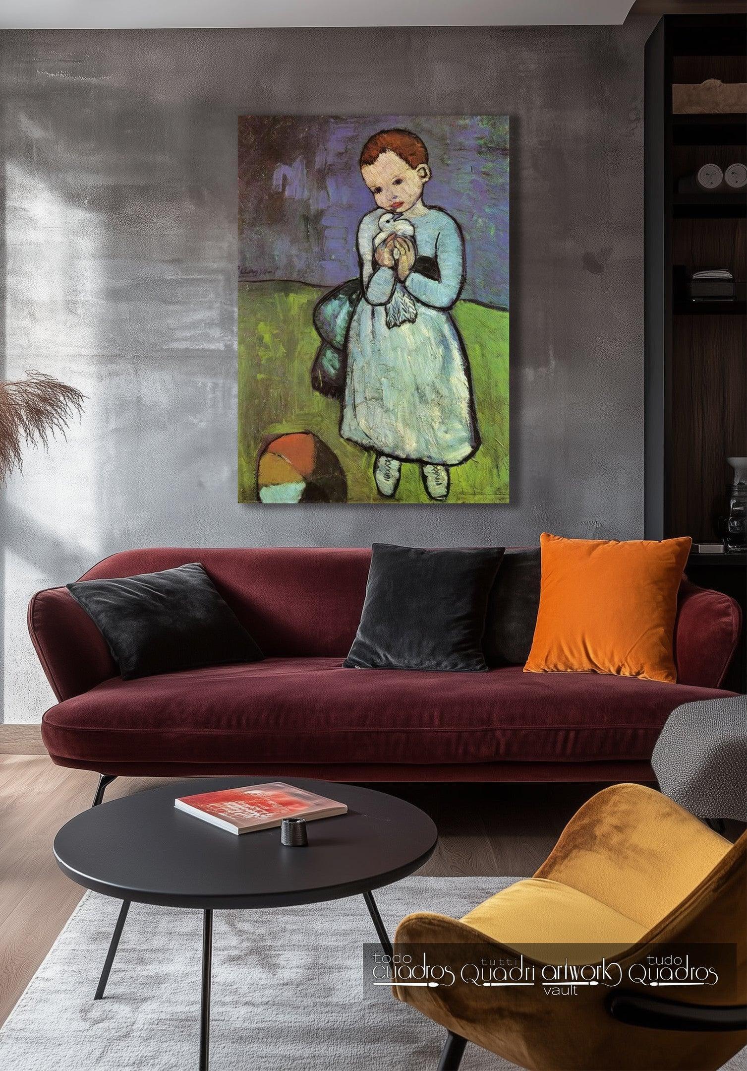 Kind mit Taube, Picasso