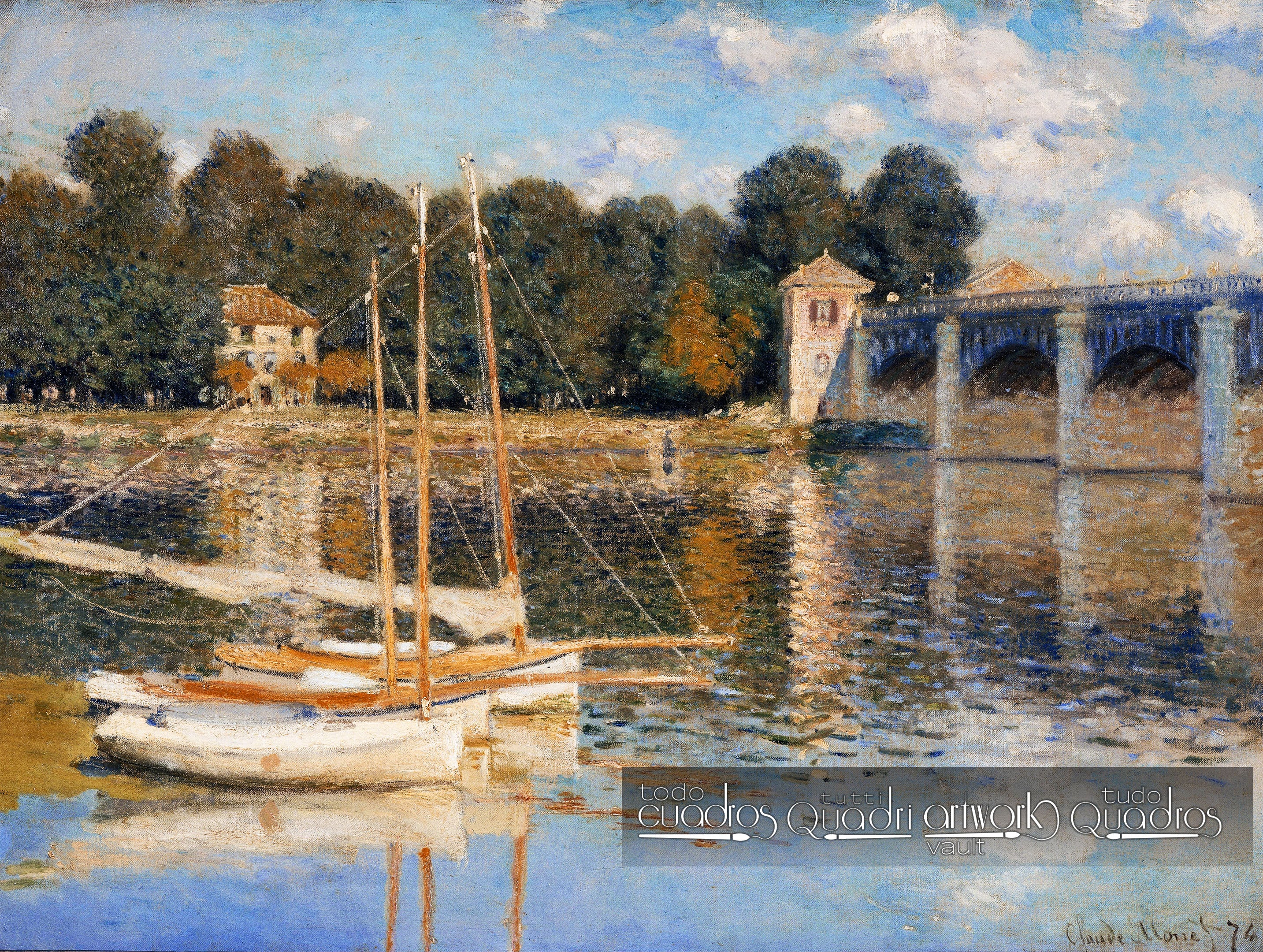 Brücke von Argenteuil, Monet