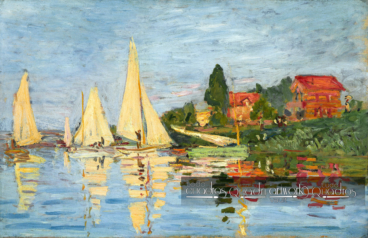 Regatten in Argenteuil, Monet