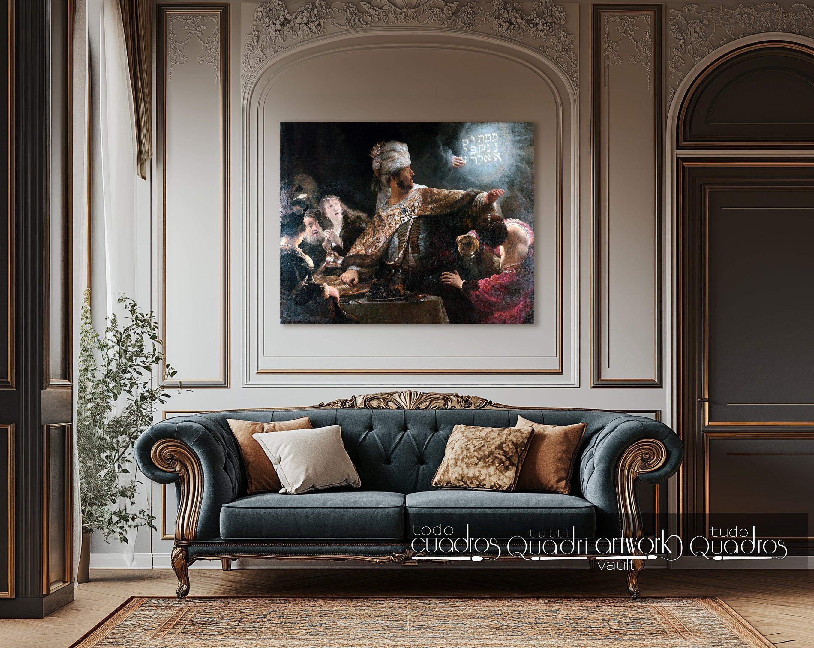 Das Gastmahl des Belsazar, Rembrandt