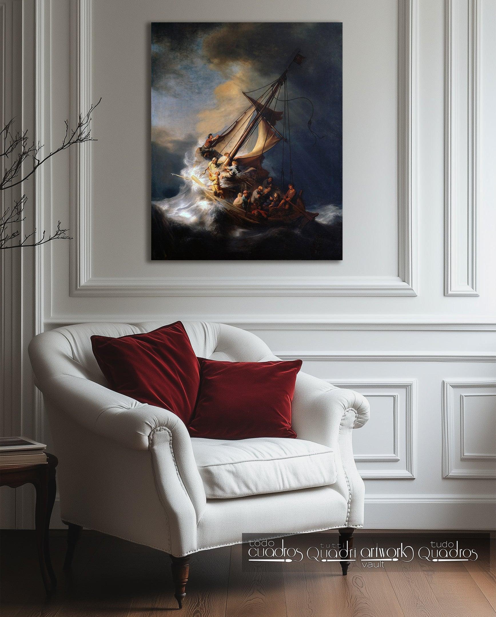 Christus im Sturm auf dem See Genezareth, Rembrandt