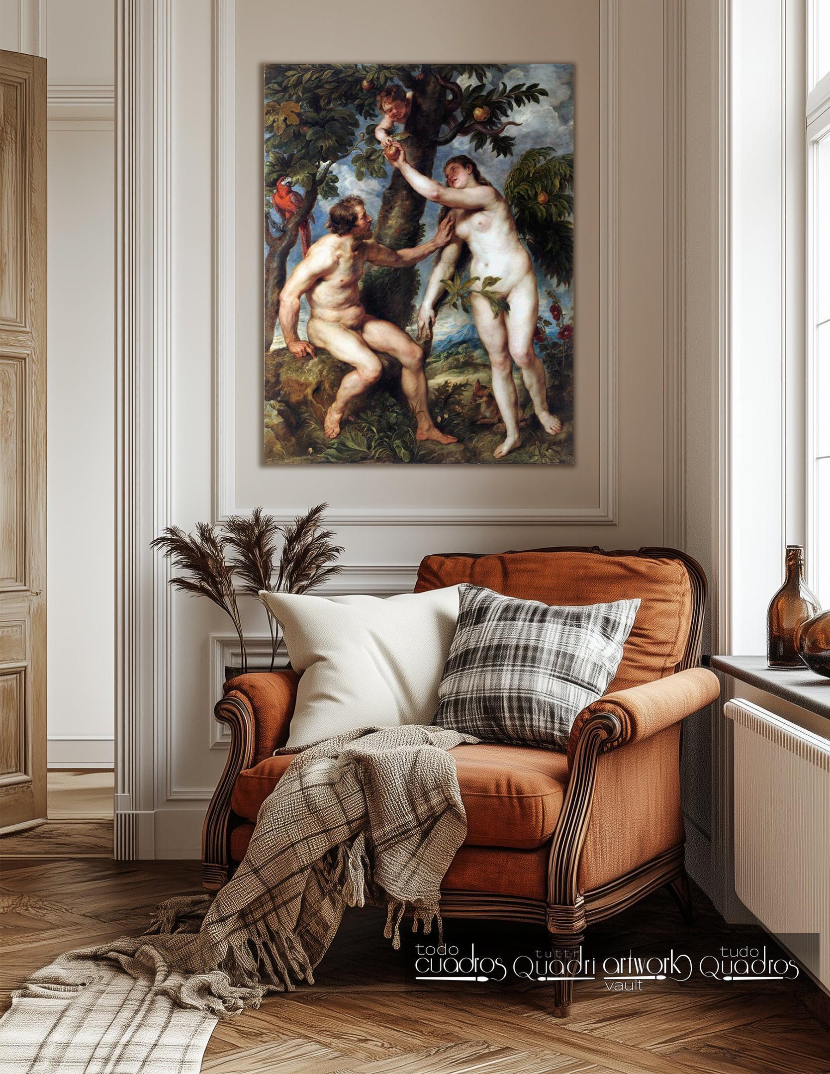 Adam und Eva, Rubens