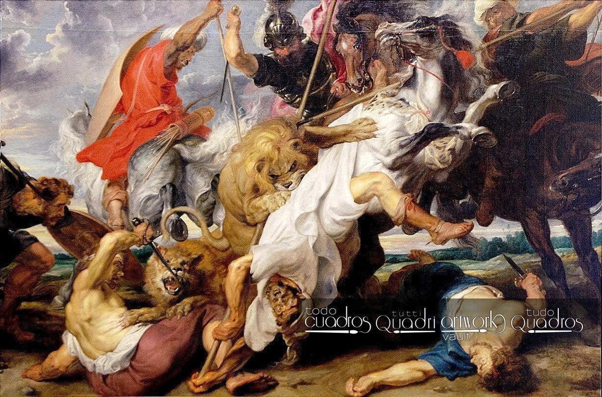 Löwenjagd, Rubens