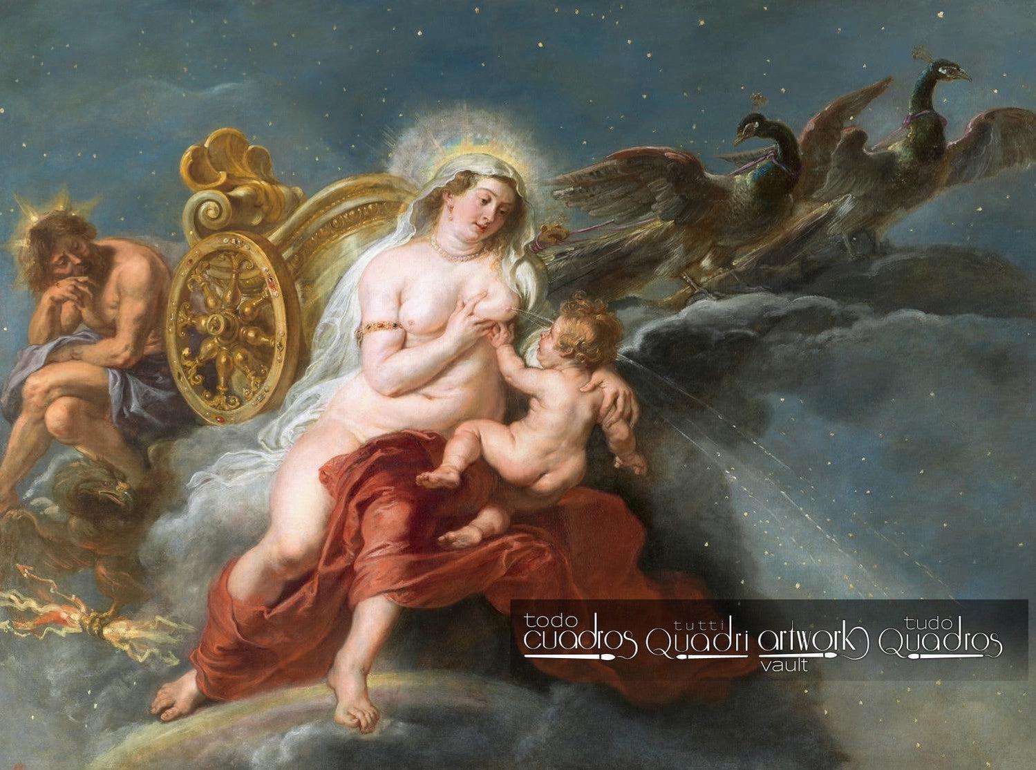 Die Geburt der Milchstraße, Rubens