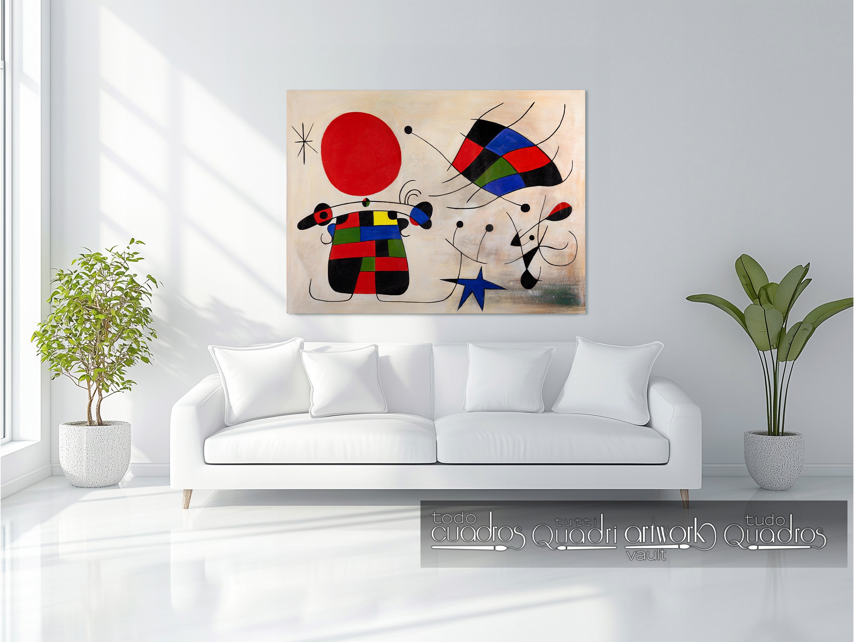 Das Lächeln mit flammenden Flügeln, Miró