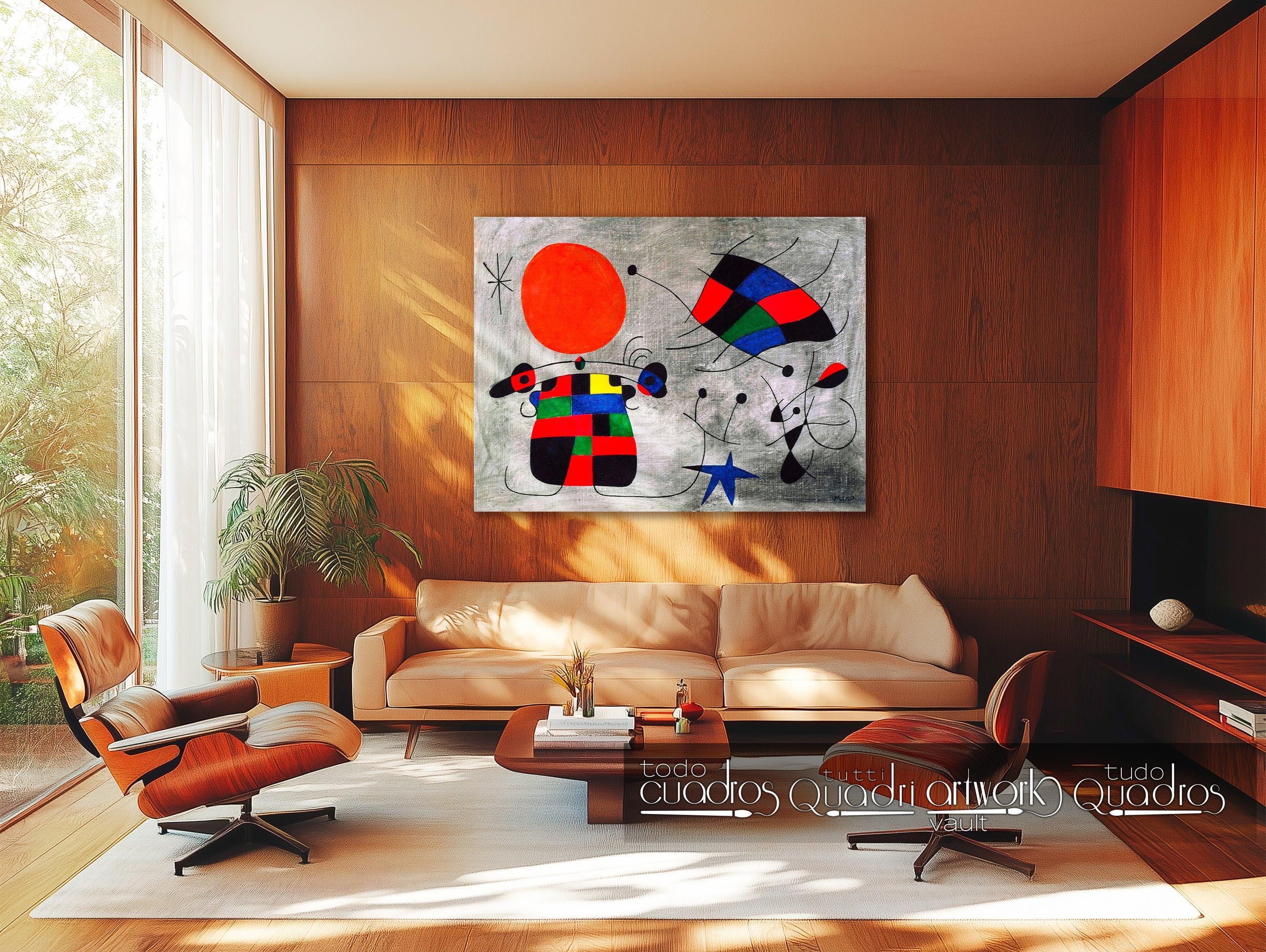 Das Lächeln mit flammenden Flügeln, Miró