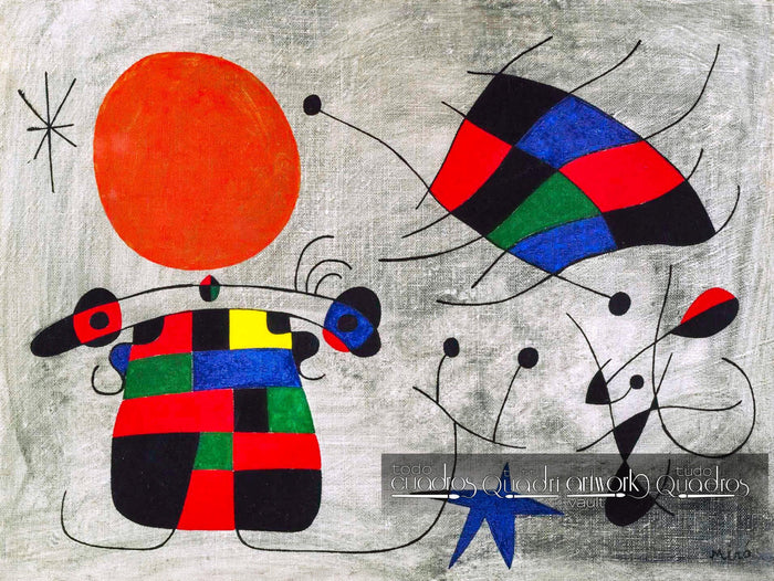 Das Lächeln mit flammenden Flügeln, Miró