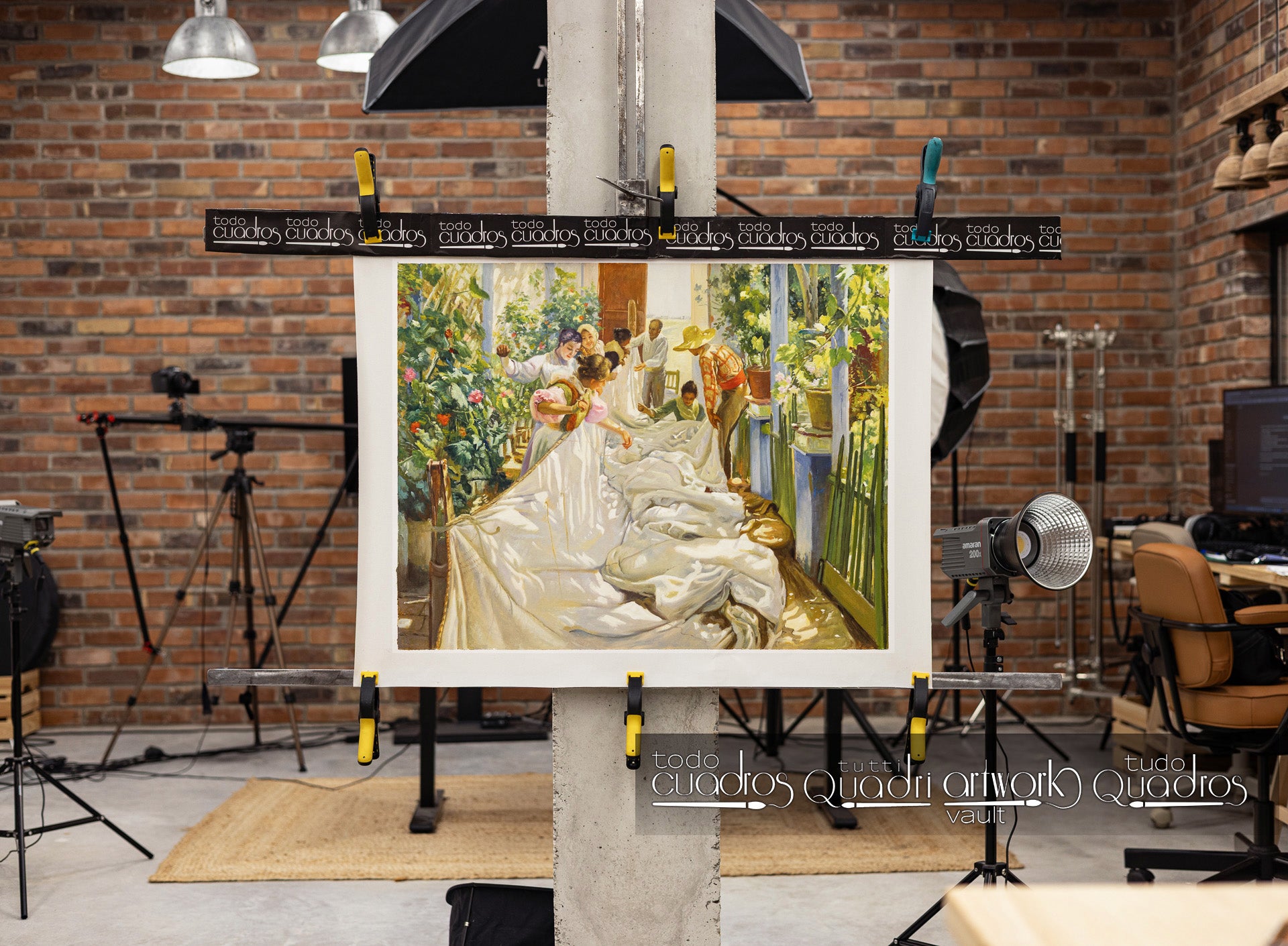 Das Nähen des Segels, Sorolla