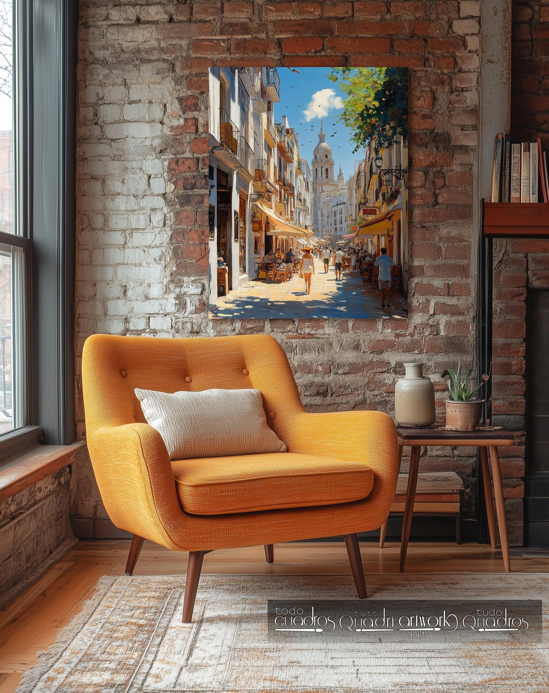 Stadt aus Sonne und Kalk, im Stil von Sorolla