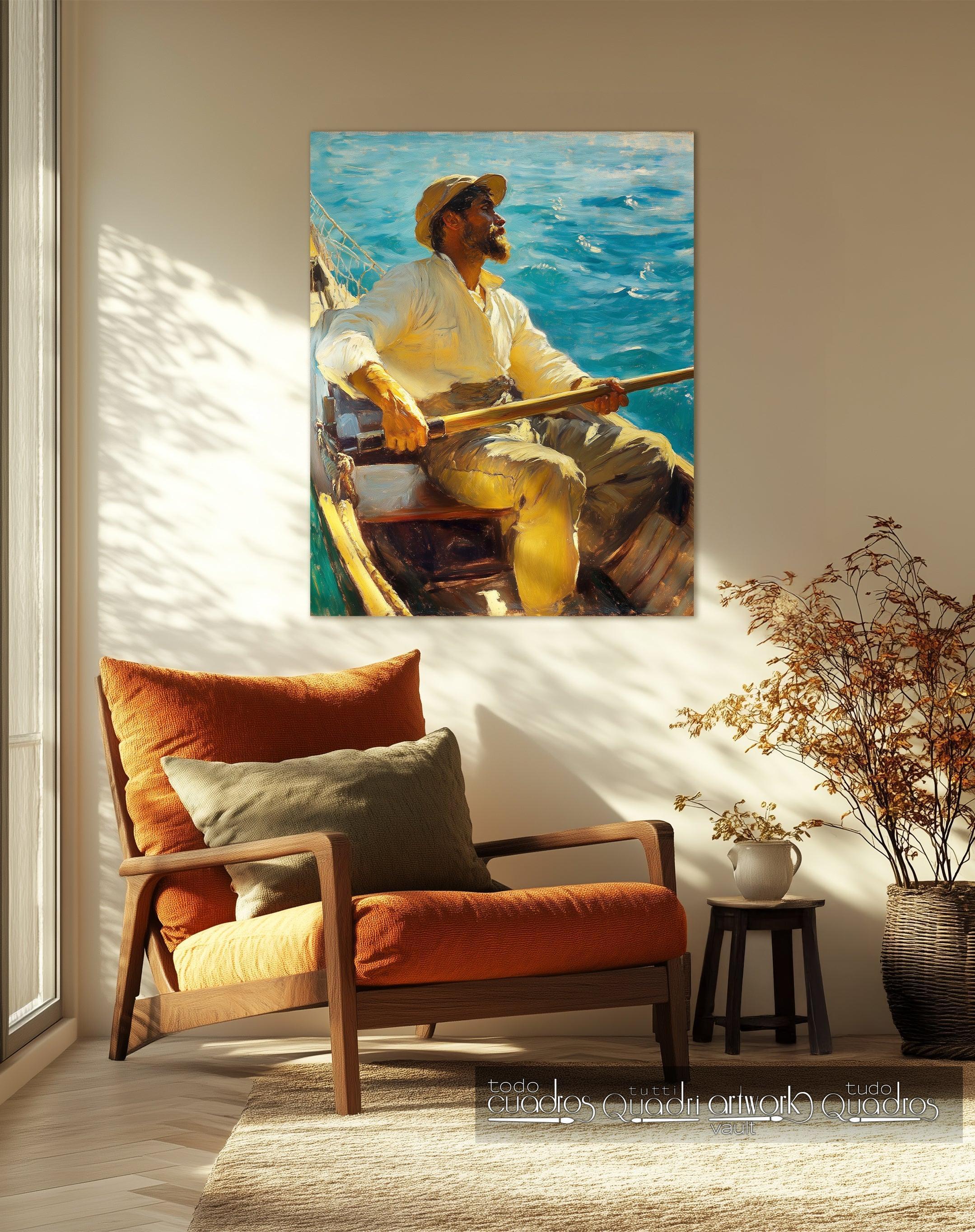 Licht und Meersalz, im Stil von Sorolla