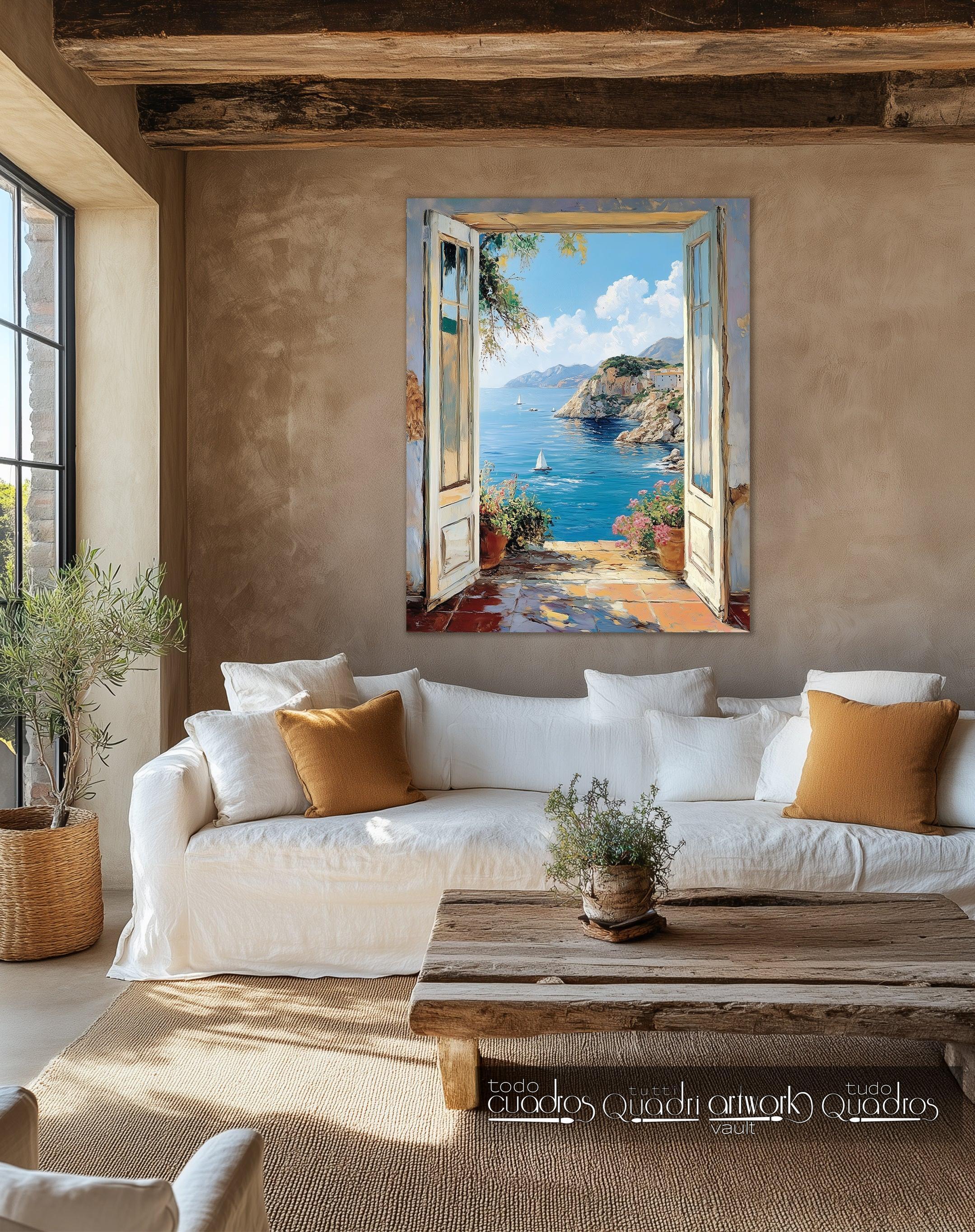 Tor zum Mittelmeer, im Stil von Sorolla